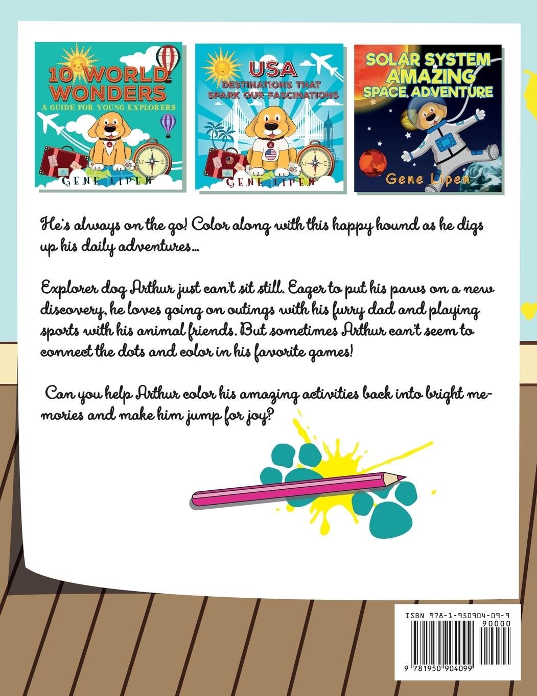 Rückseitencover Arthur's Coloring Activity Book Part 1