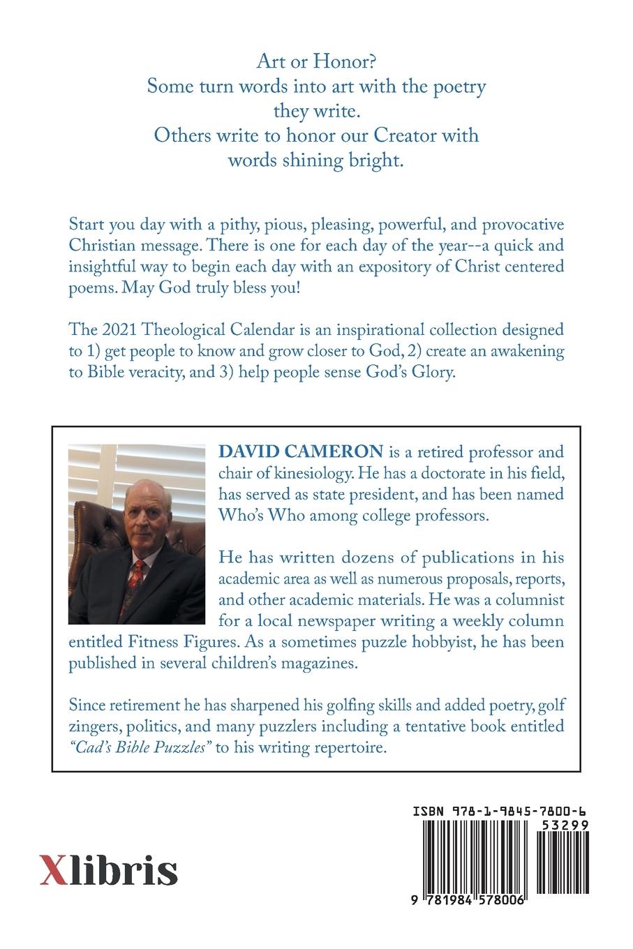 Rückseitencover 2021 Theological Calendar