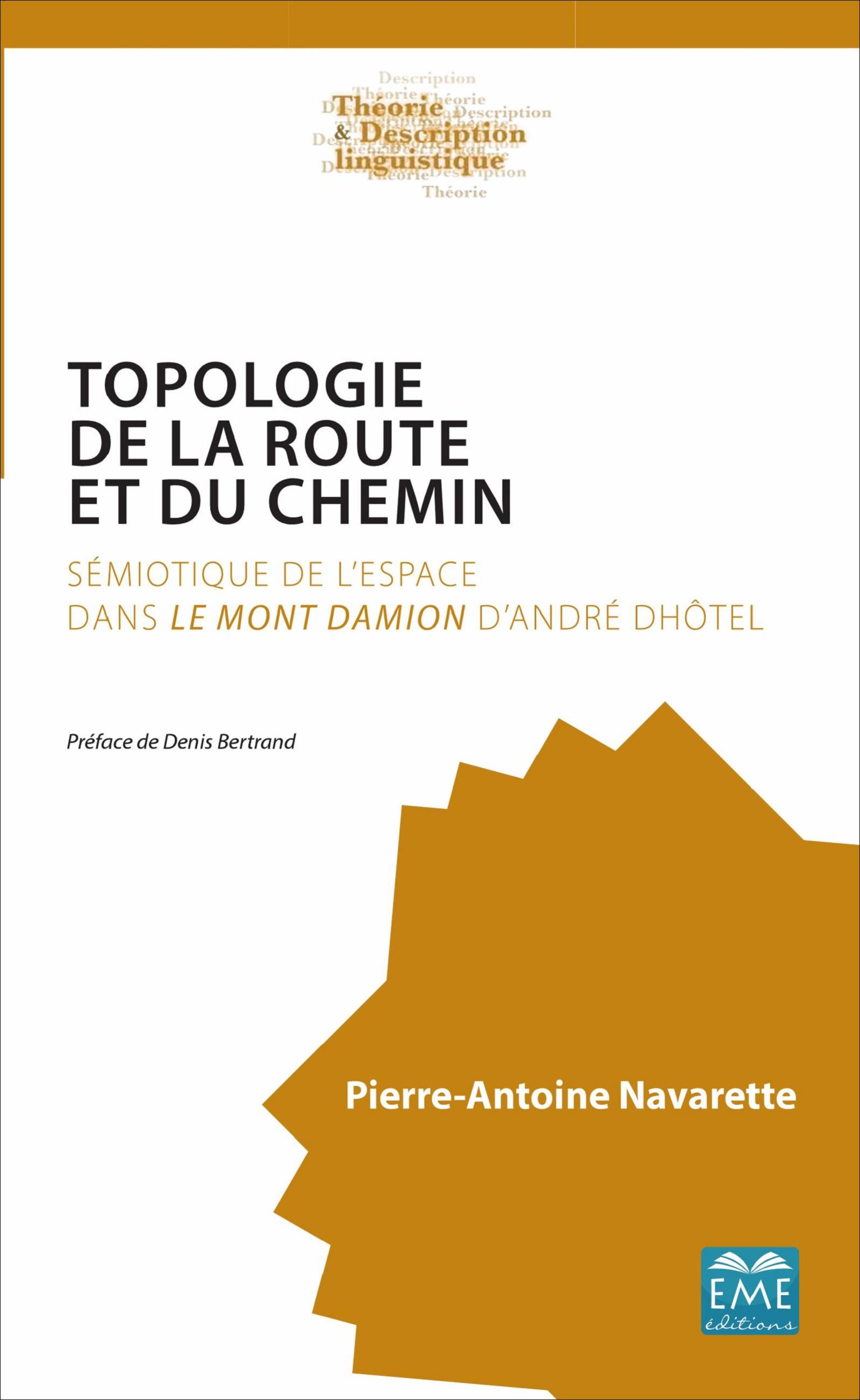Vorderes Coverbild TOPOLOGIE DE LA ROUTE ET DU CHEMIN