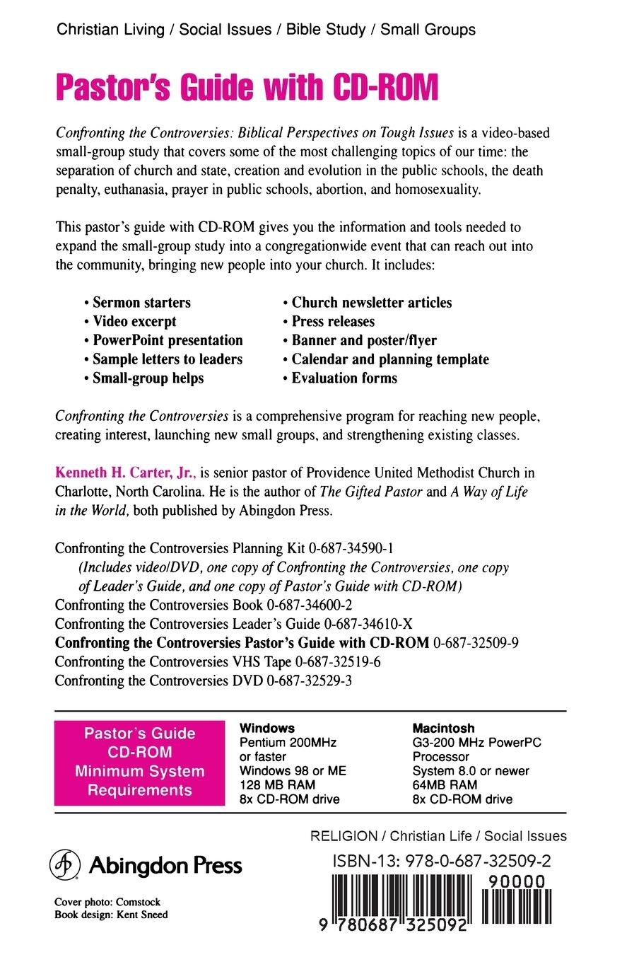 Rückseitencover Confronting the Controversies - Pastor's Guide