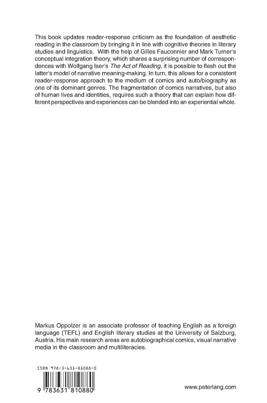Rückseitencover Reading Autobiographical Comics: A Framework for Educational Settings