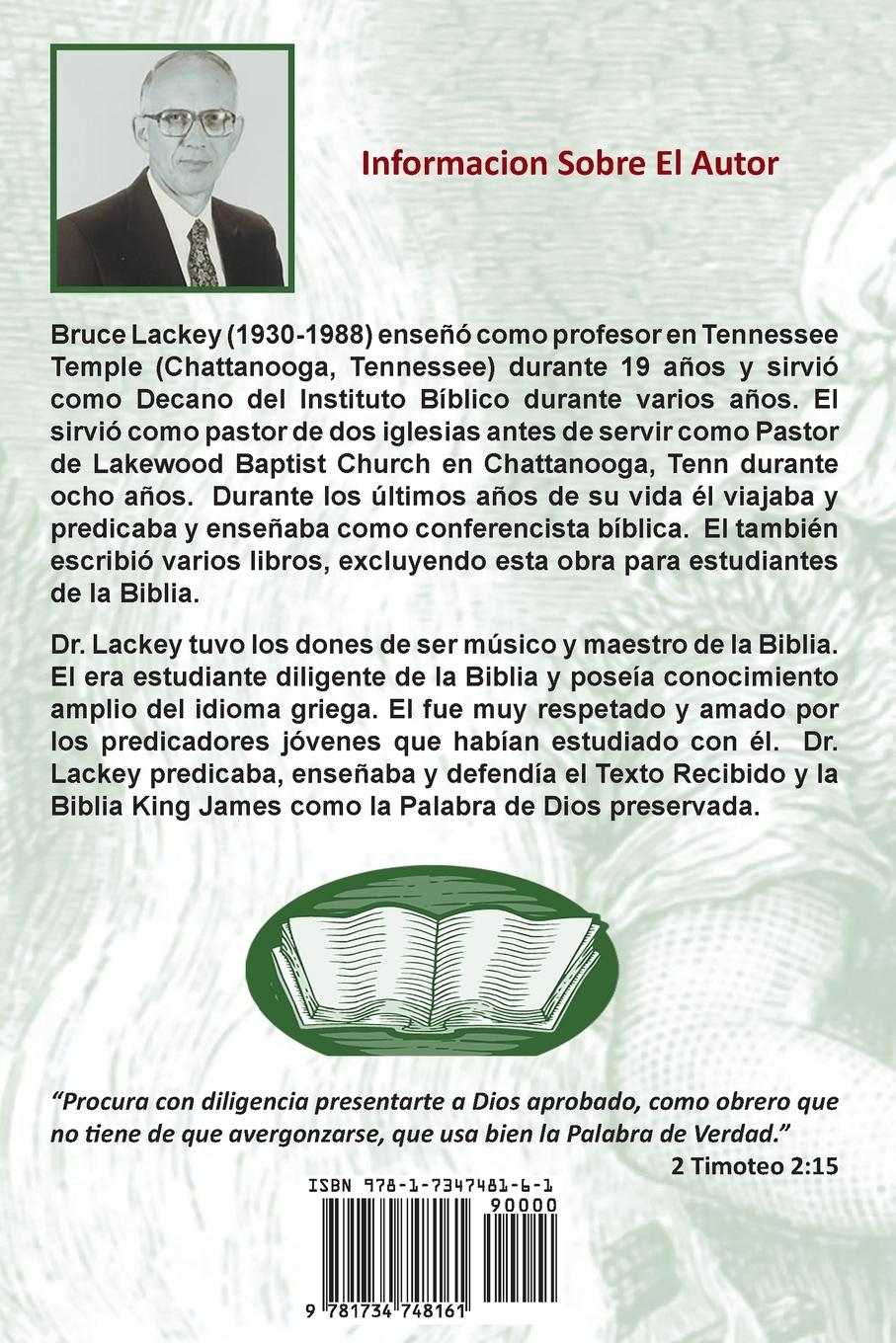 Rückseitencover Diez Métodos Para Estudiar La Biblia