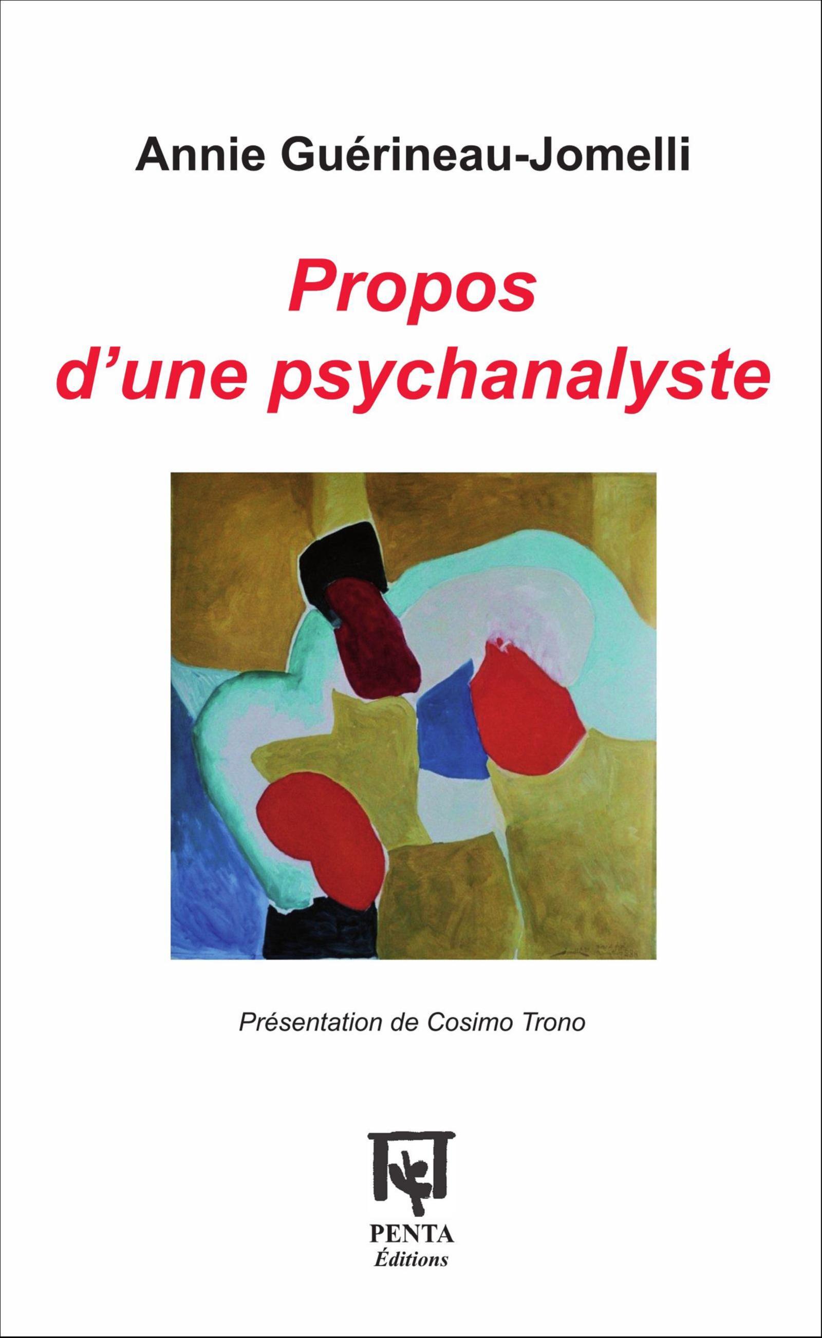 Vorderes Coverbild Propos d'une psychanalyste