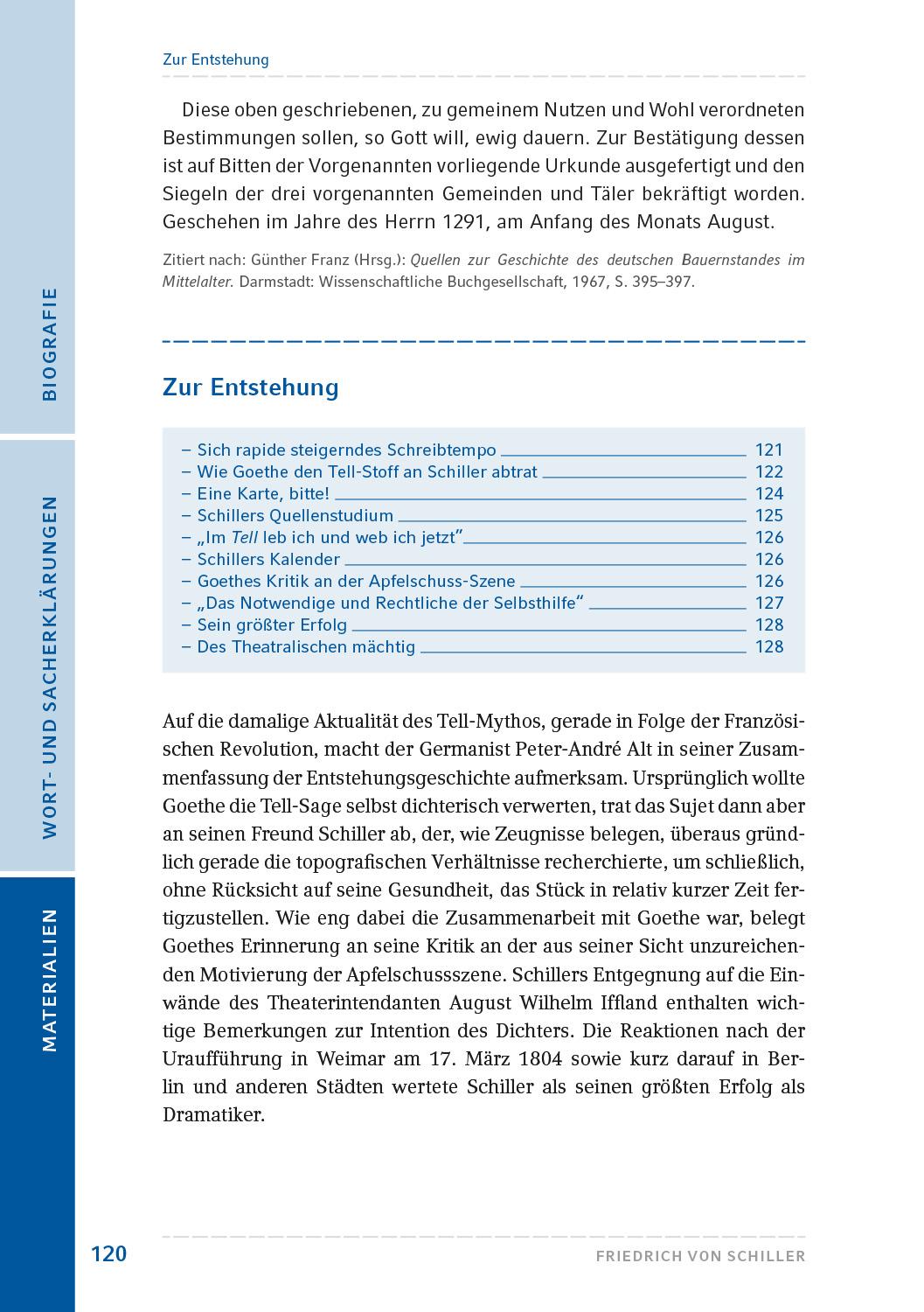 Beispielinhalt (Bild) Wilhelm Tell
