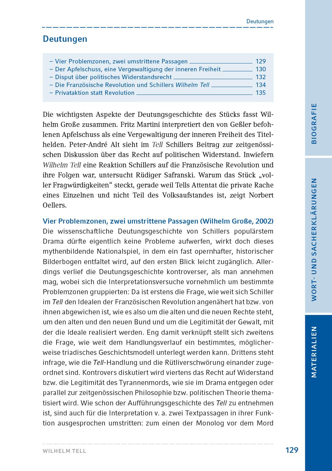 Beispielinhalt (Bild) Wilhelm Tell