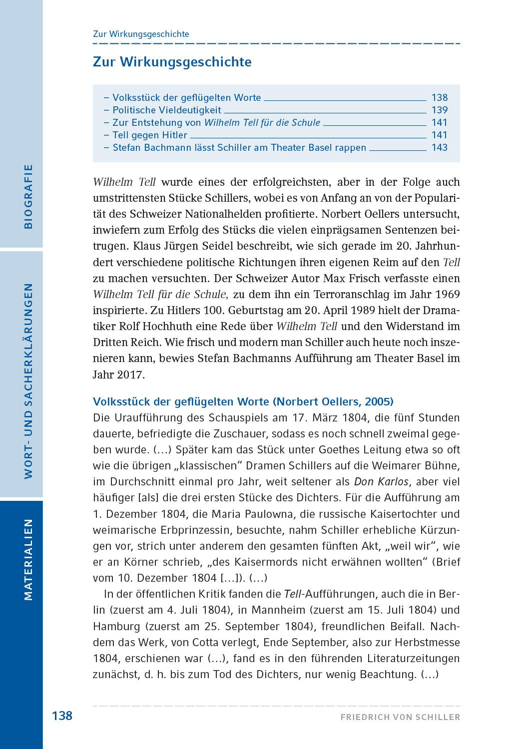 Beispielinhalt (Bild) Wilhelm Tell