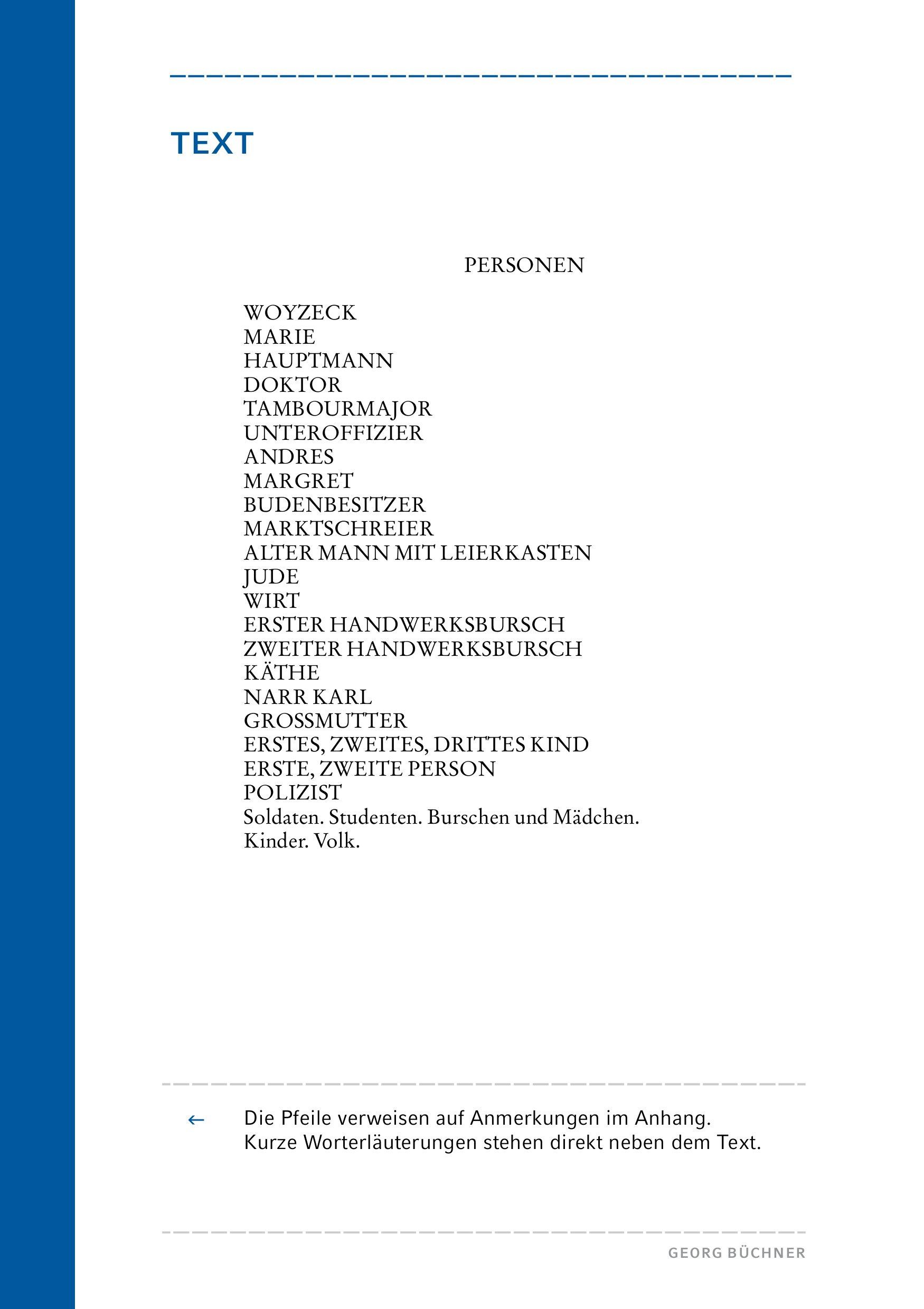 Beispielinhalt (Bild) Woyzeck