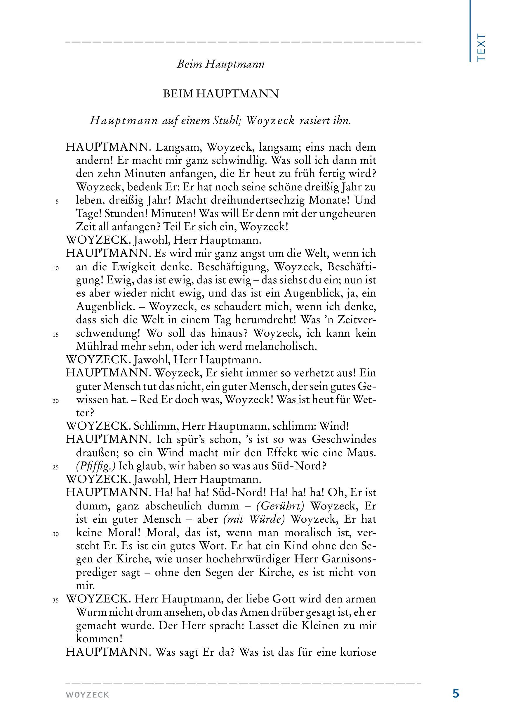 Beispielinhalt (Bild) Woyzeck