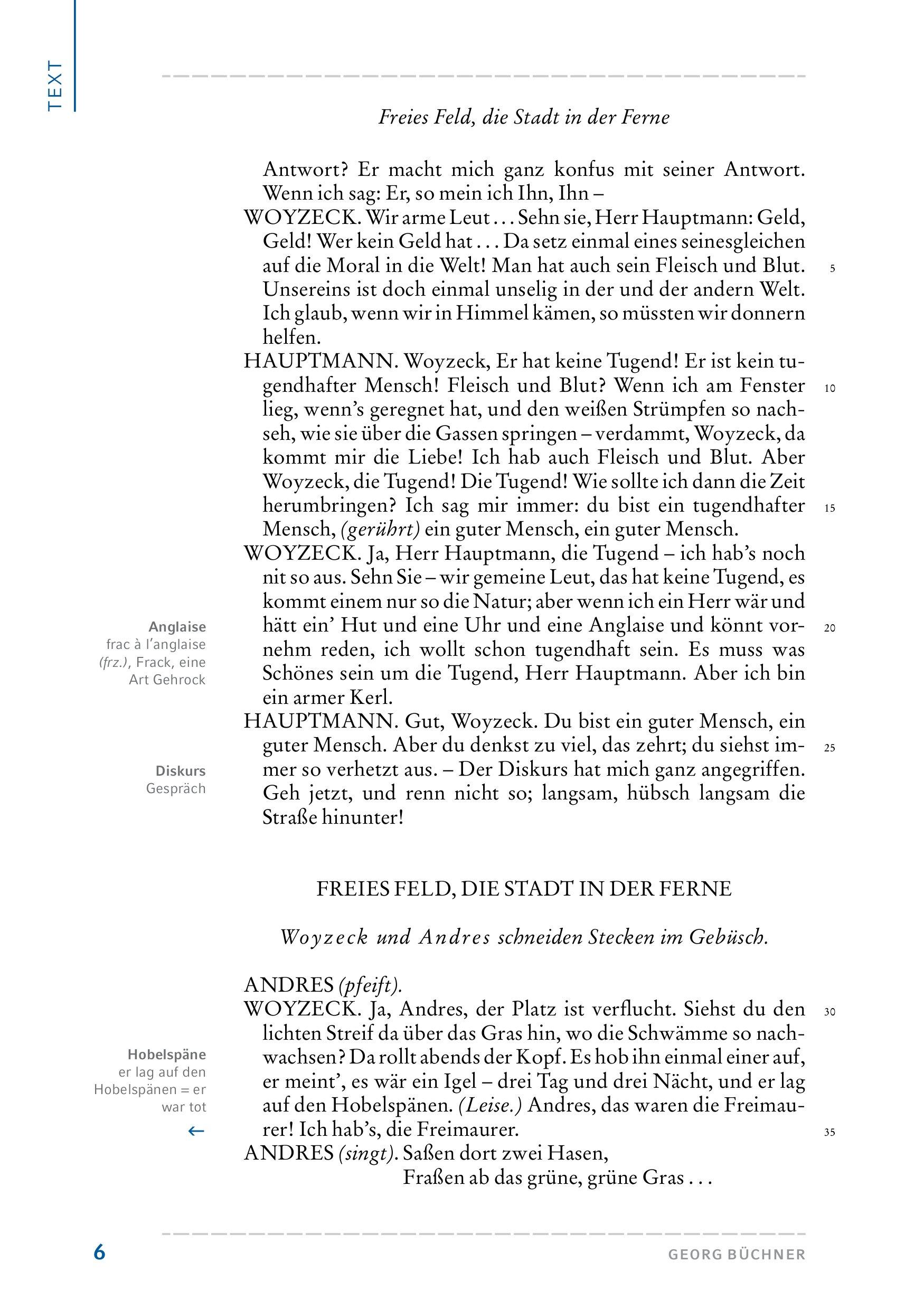 Beispielinhalt (Bild) Woyzeck