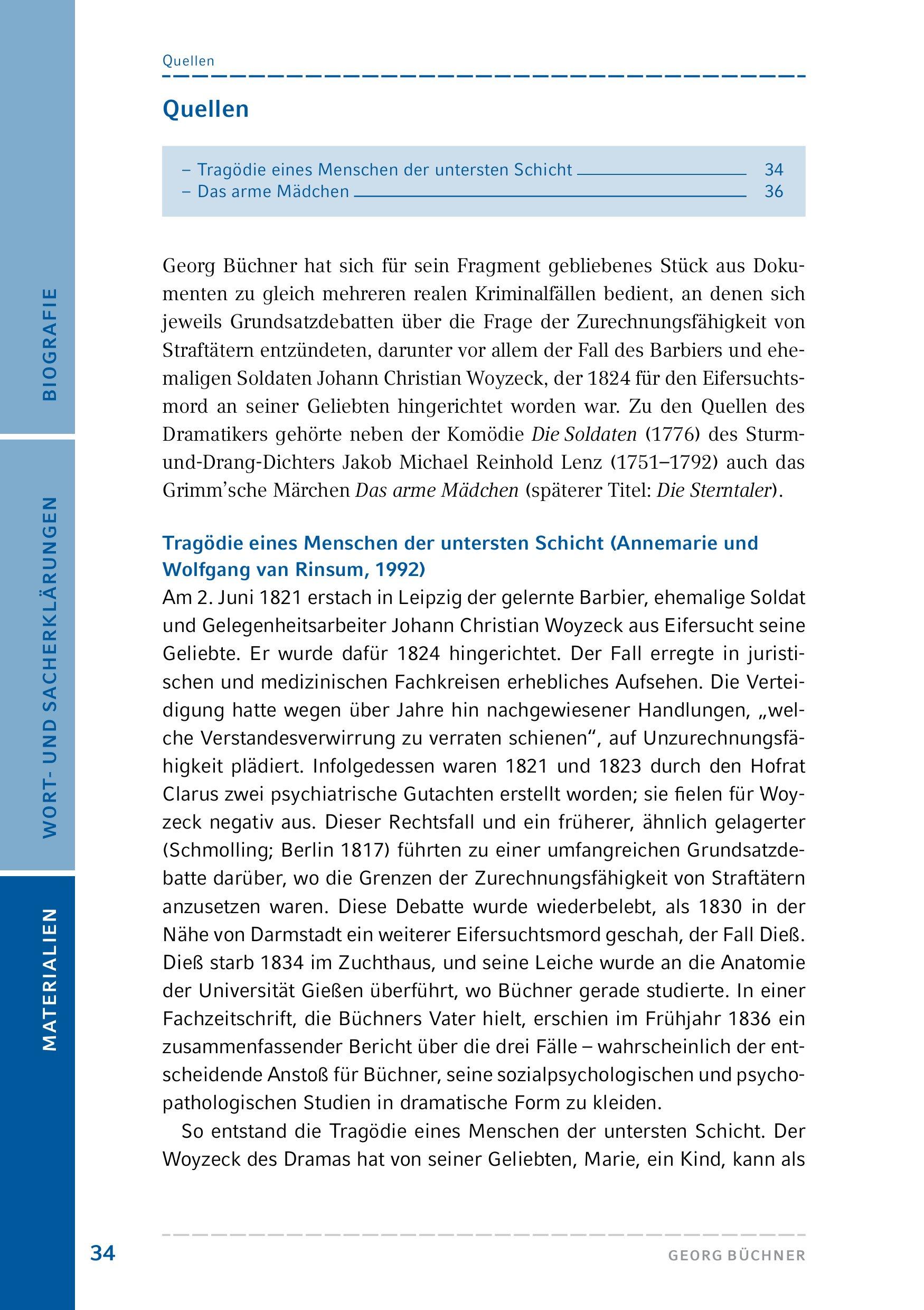 Beispielinhalt (Bild) Woyzeck