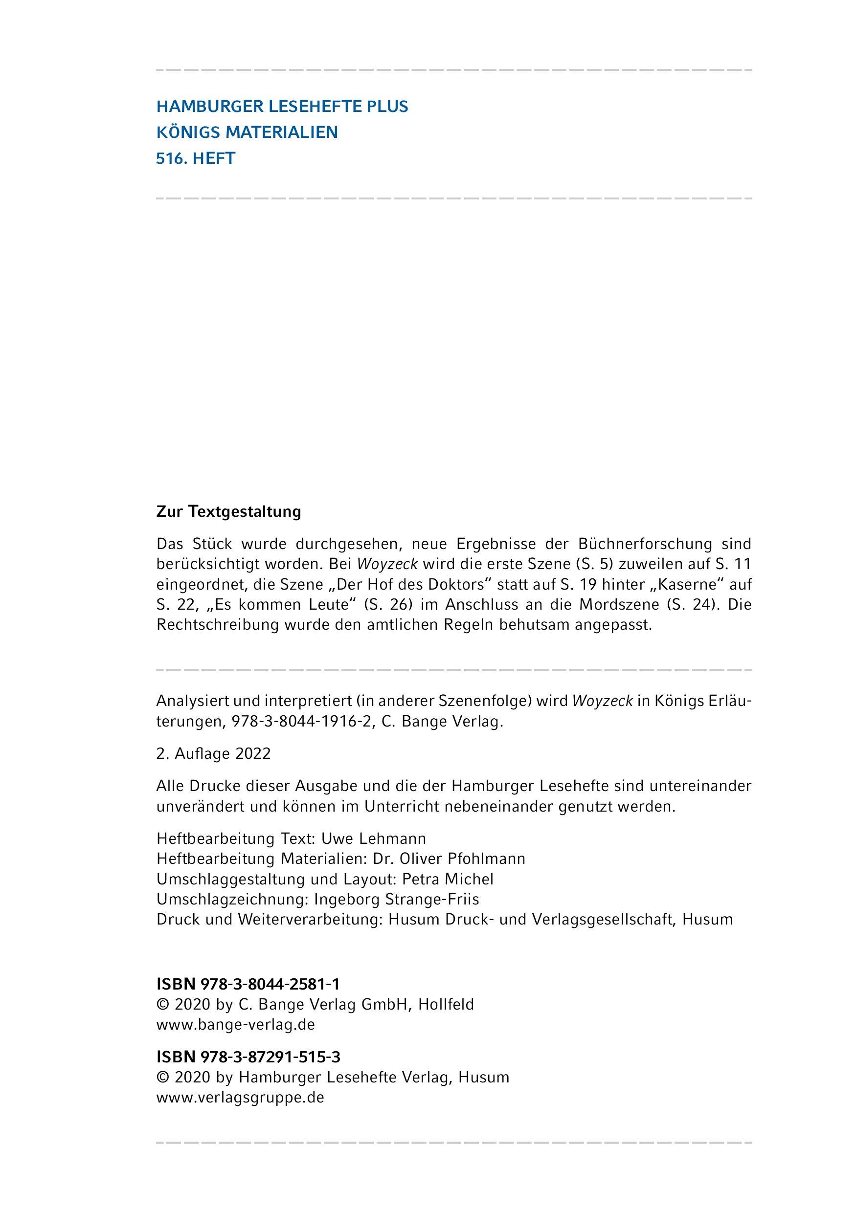 Beispielinhalt (Bild) Woyzeck