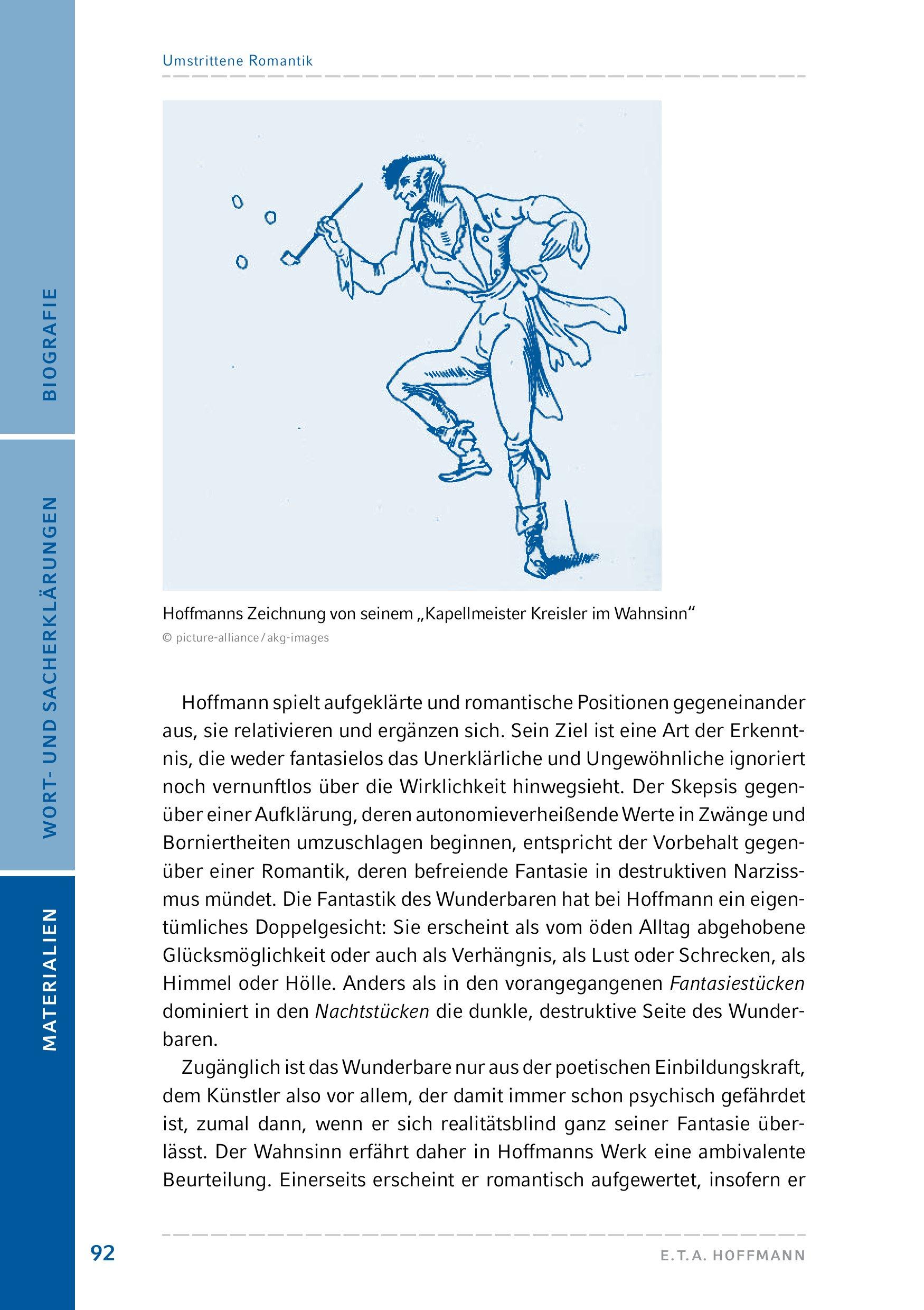 Beispielinhalt (Bild) Der goldne Topf. Hamburger Lesehefte Plus -