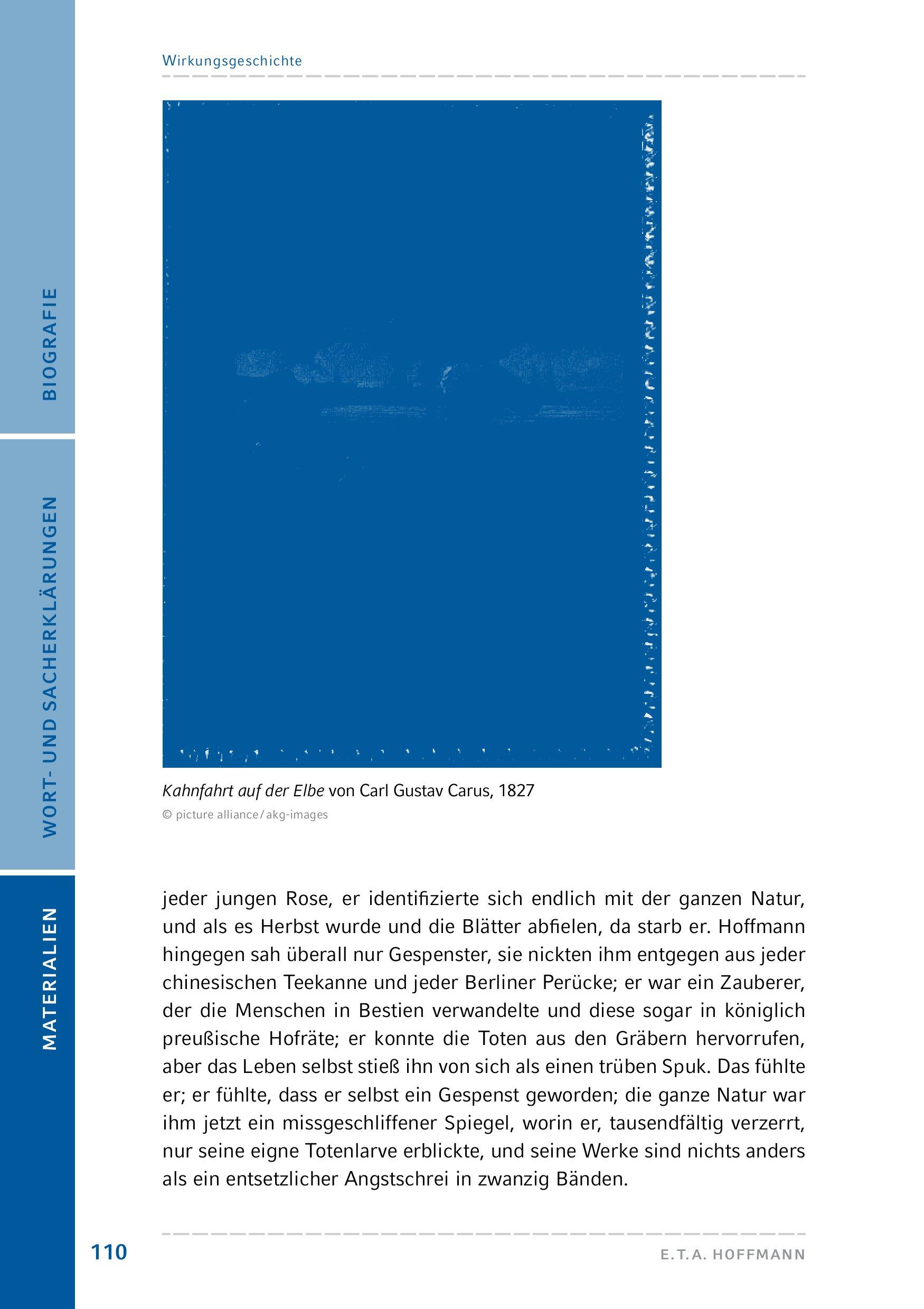 Beispielinhalt (Bild) Der goldne Topf. Hamburger Lesehefte Plus -