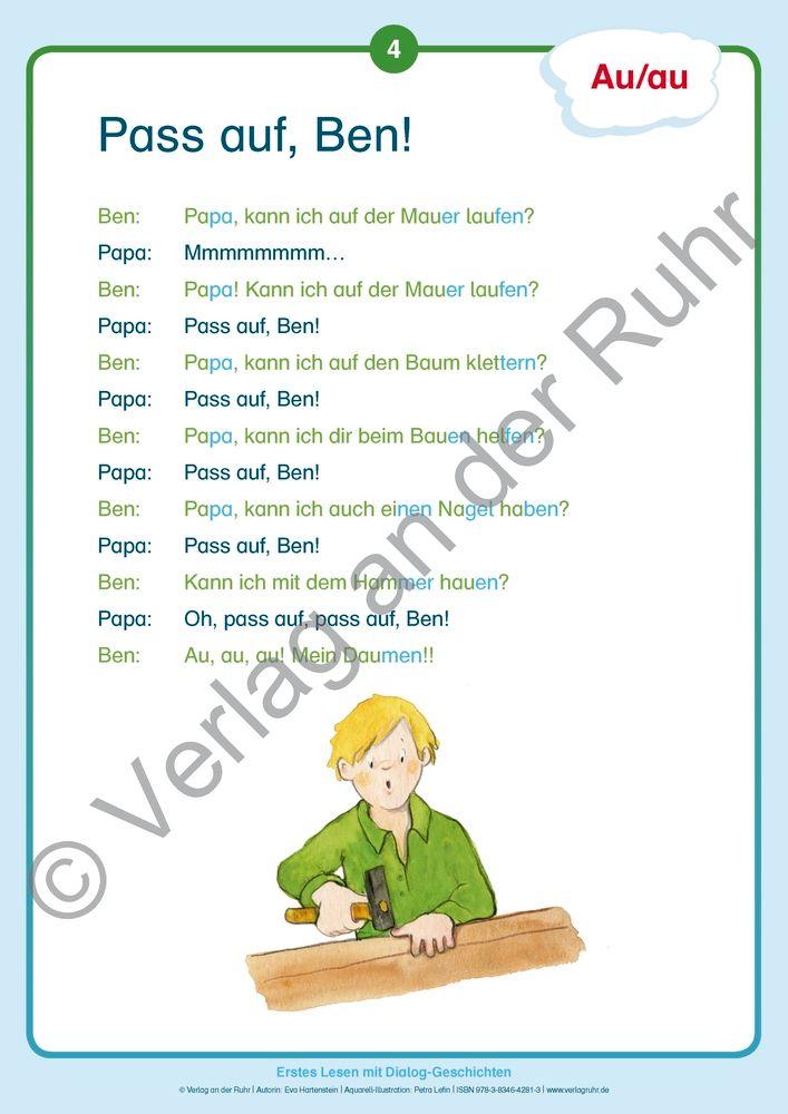 Beispielinhalt (Bild) Erstes Lesen mit Dialog-Geschichten