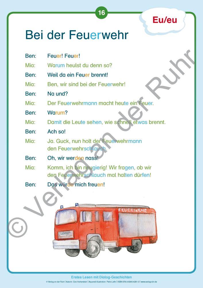 Beispielinhalt (Bild) Erstes Lesen mit Dialog-Geschichten