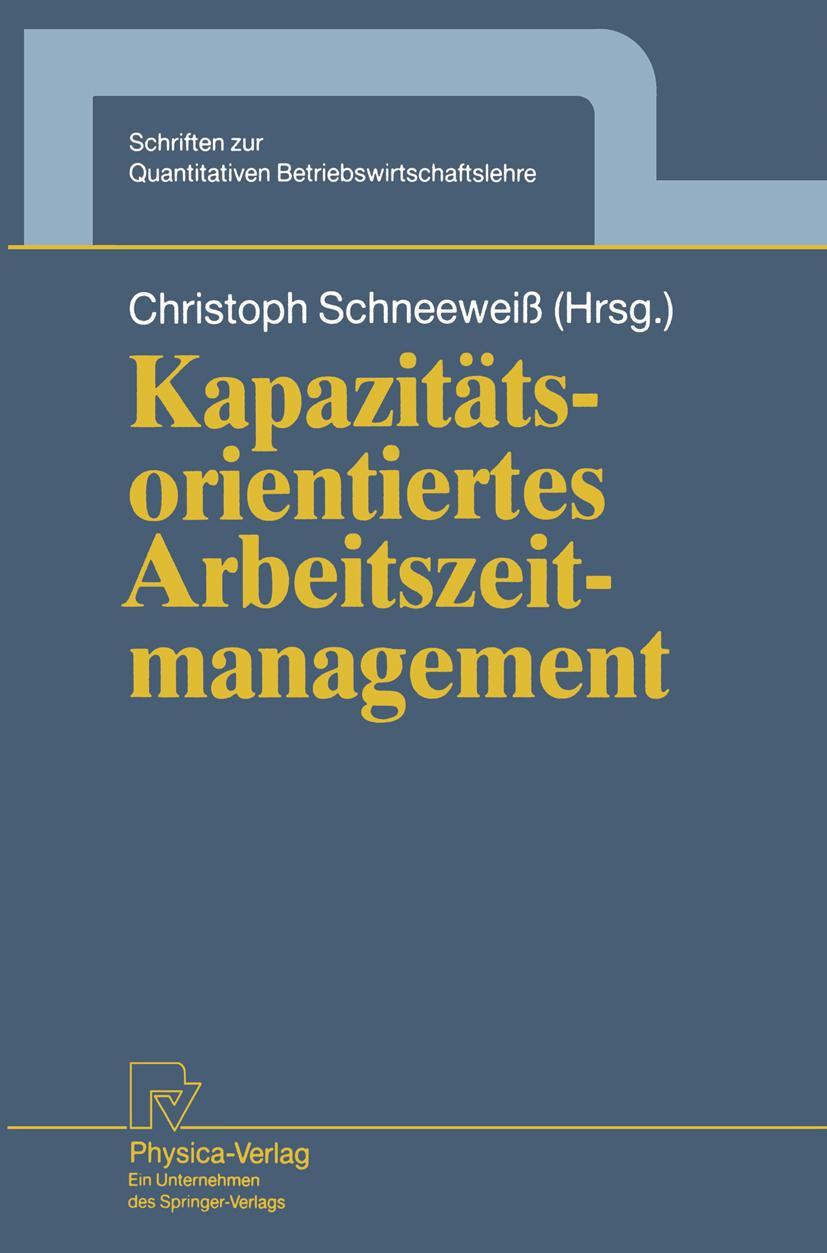 Vorderes Coverbild Kapazitätsorientiertes Arbeitszeitmanagement