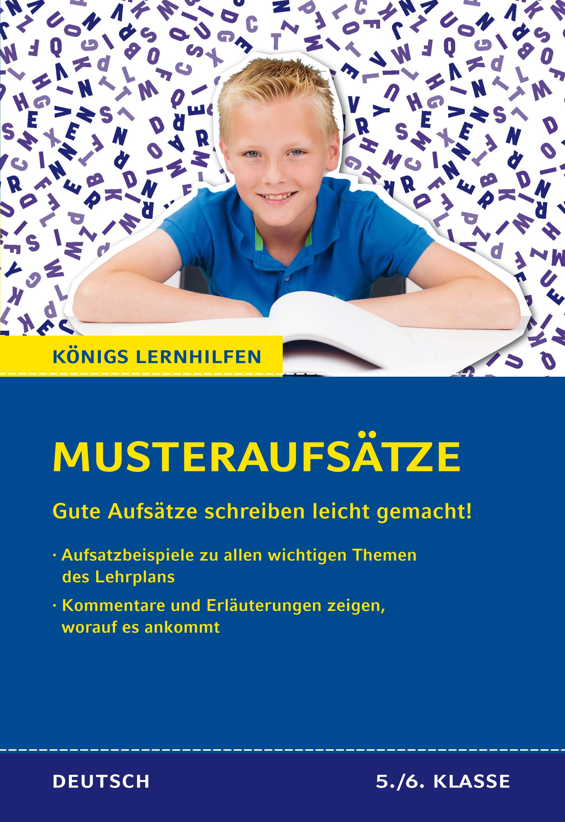 Vorderes Coverbild Königs Lernhilfen: Musteraufsätze für die 5./6. Klasse