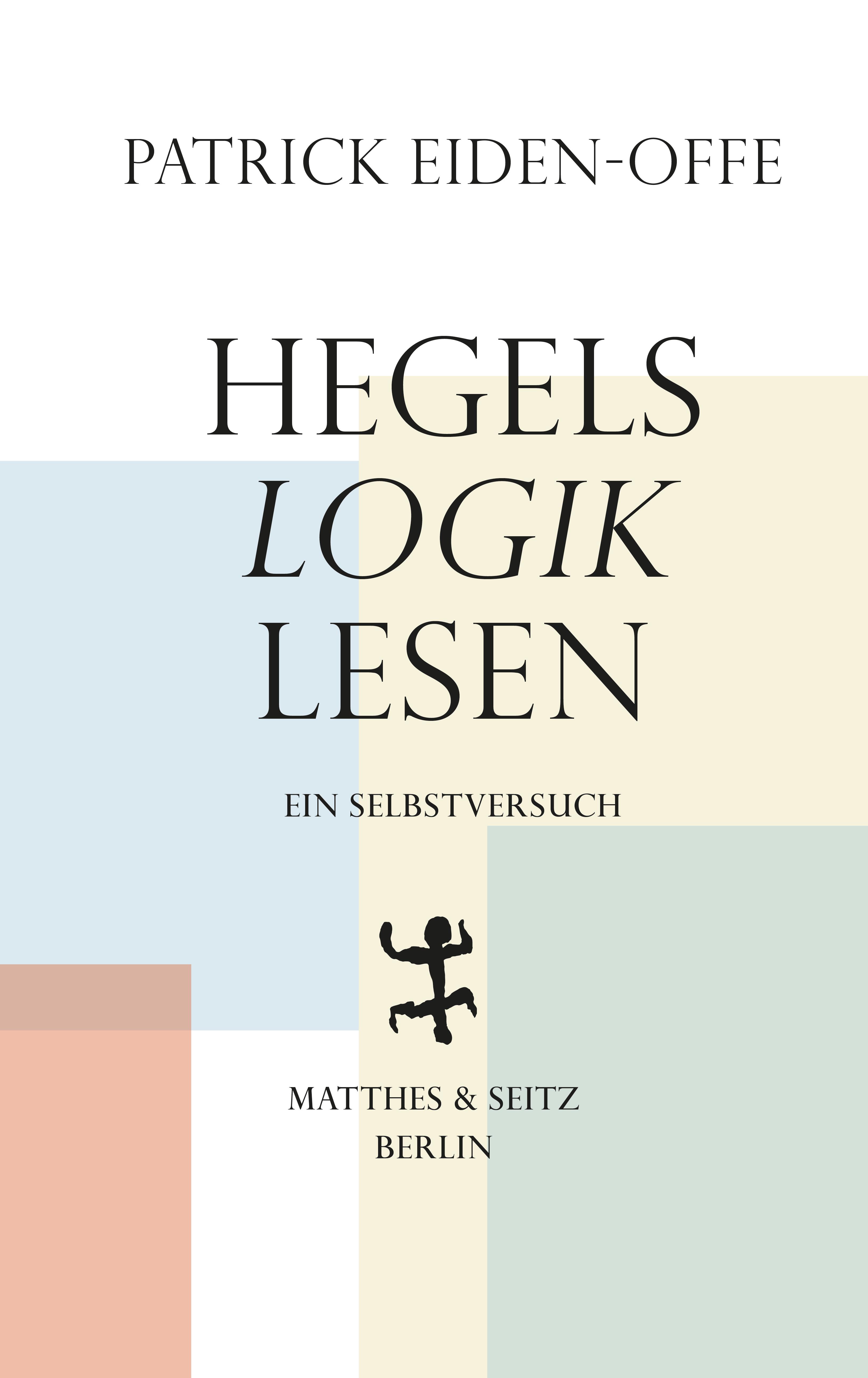 Vorderes Coverbild Hegels >Logik< lesen