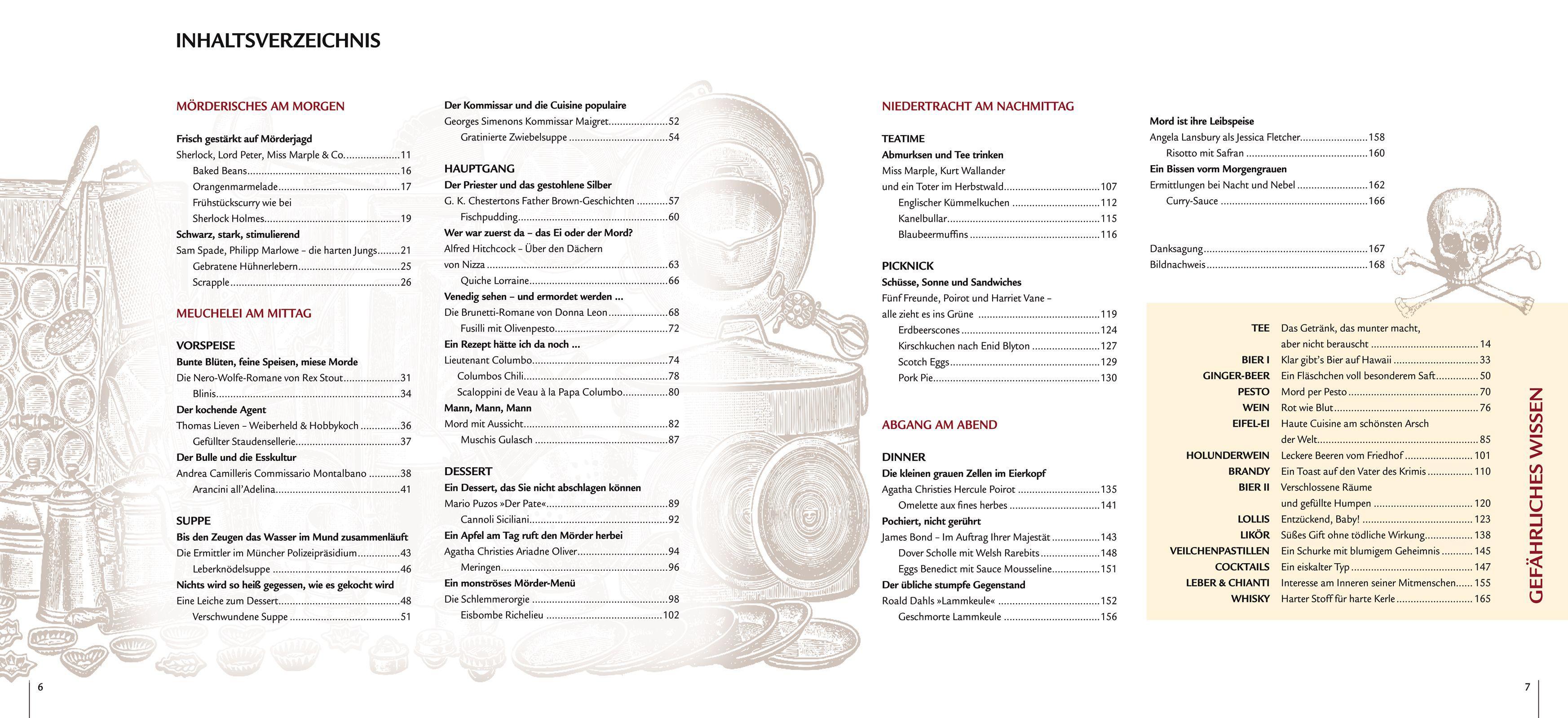 Beispielinhalt (Bild) Das kriminelle Kochbuch