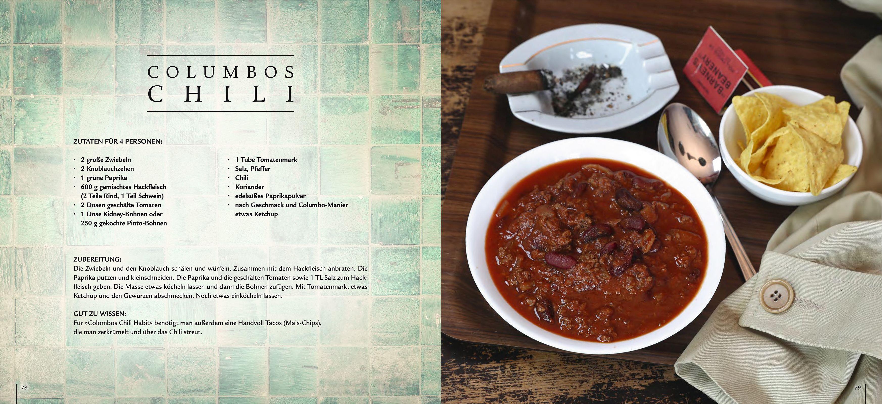 Beispielinhalt (Bild) Das kriminelle Kochbuch