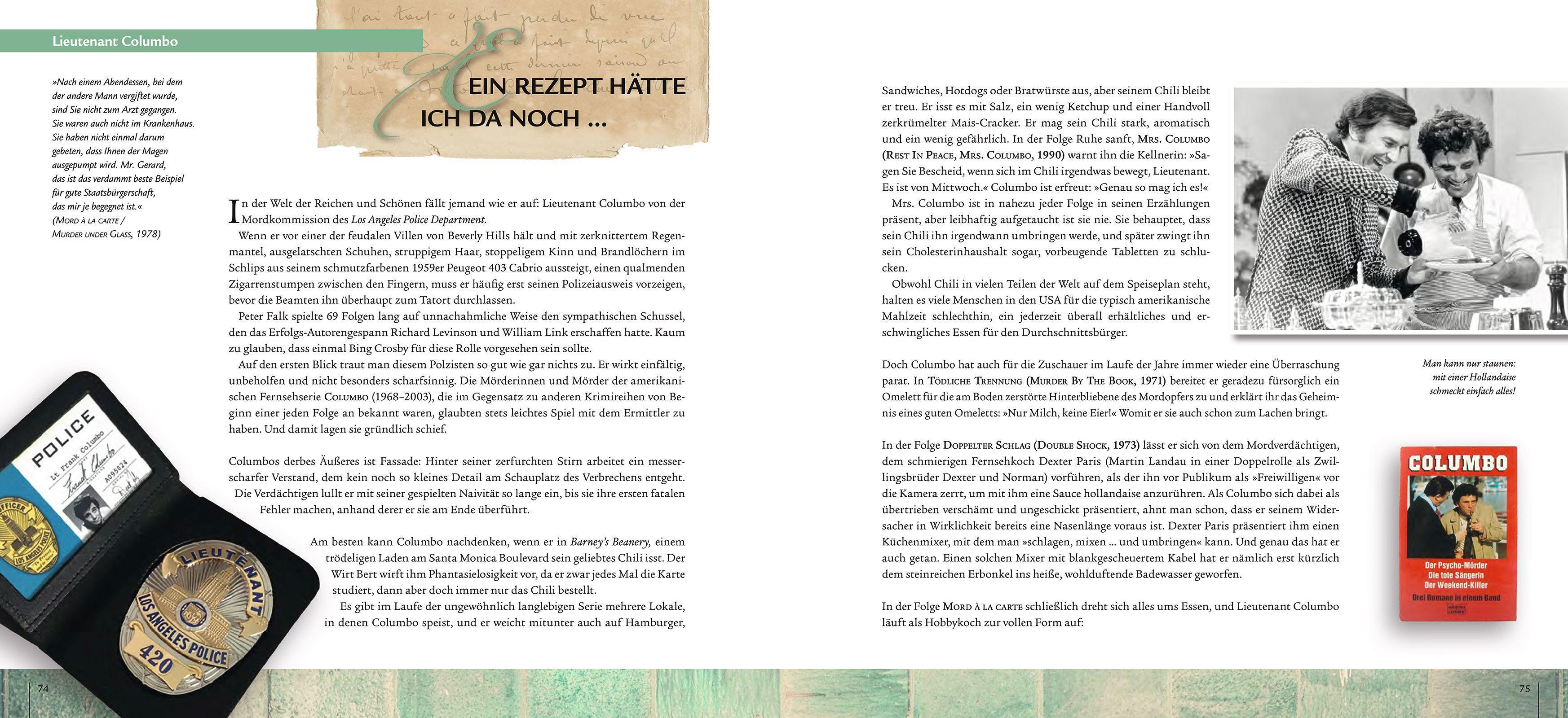Beispielinhalt (Bild) Das kriminelle Kochbuch