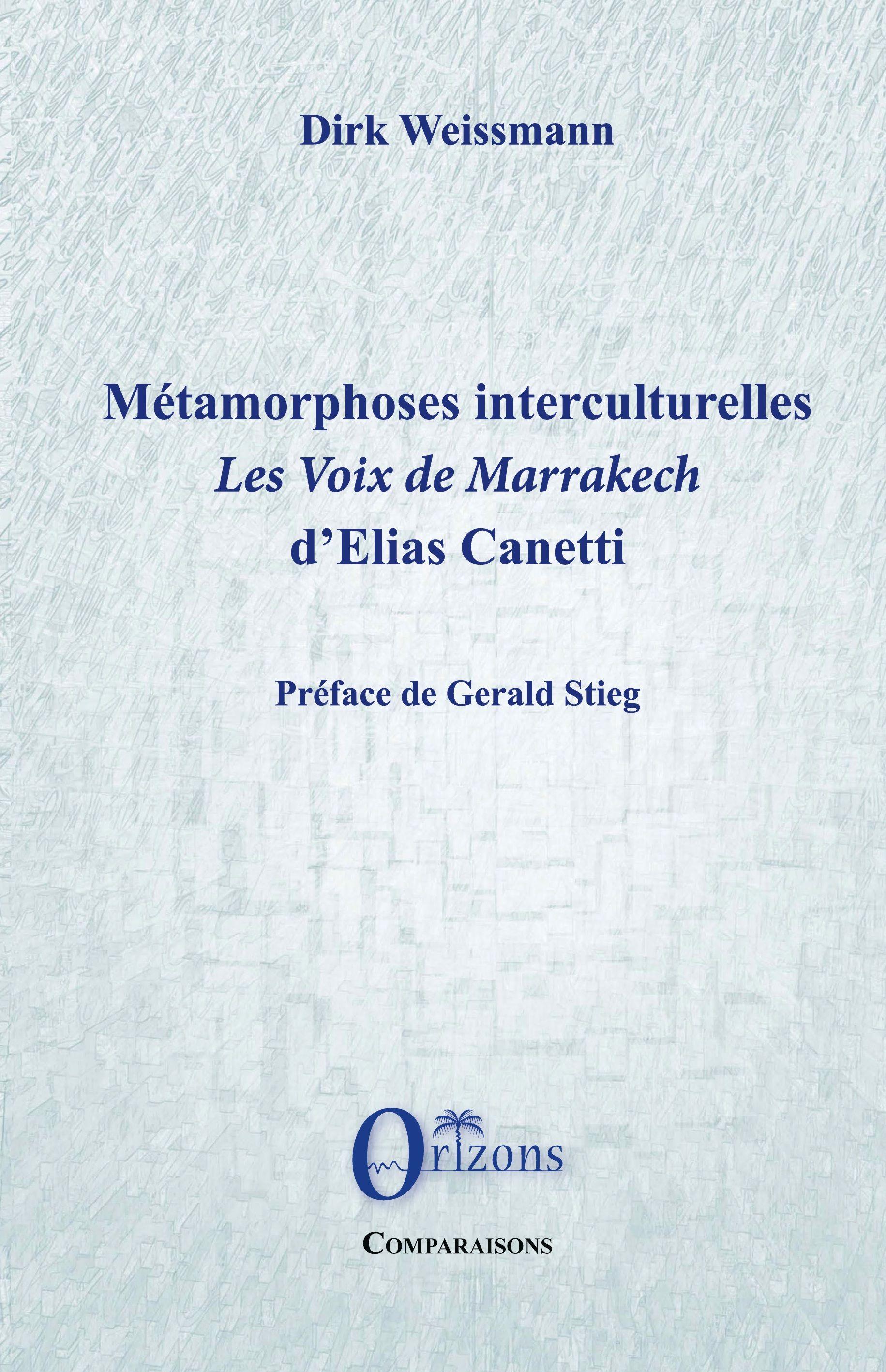 Vorderes Coverbild Métamorphoses interculturelles