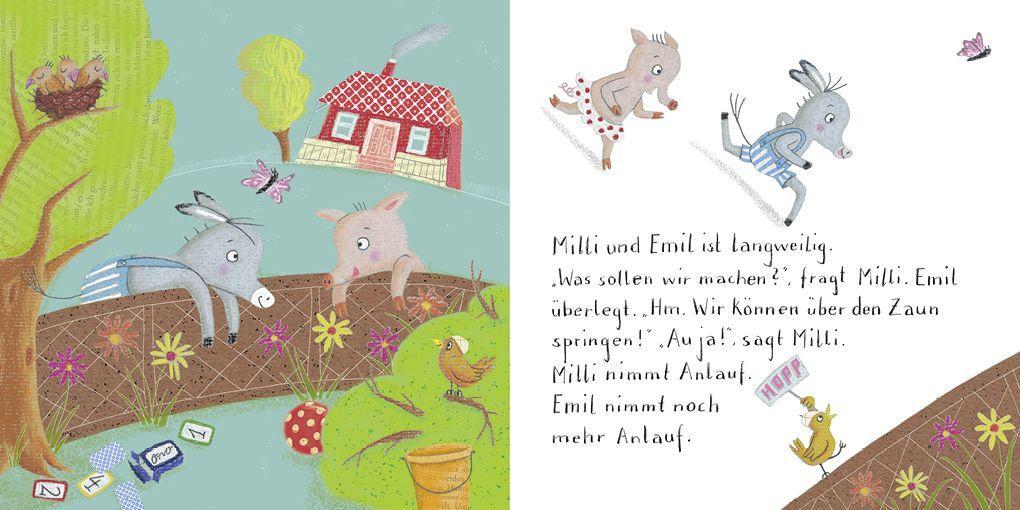 Beispielinhalt (Bild) Milli & Emil ist gar nicht langweilig