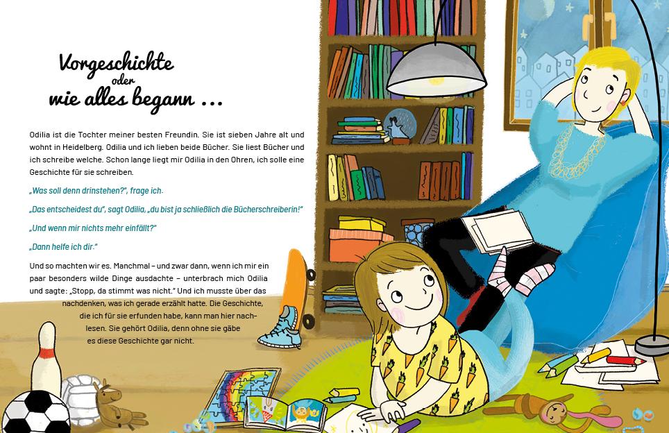 Beispielinhalt (Bild) Hase und Mond