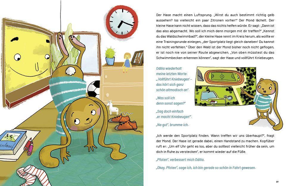 Beispielinhalt (Bild) Hase und Mond