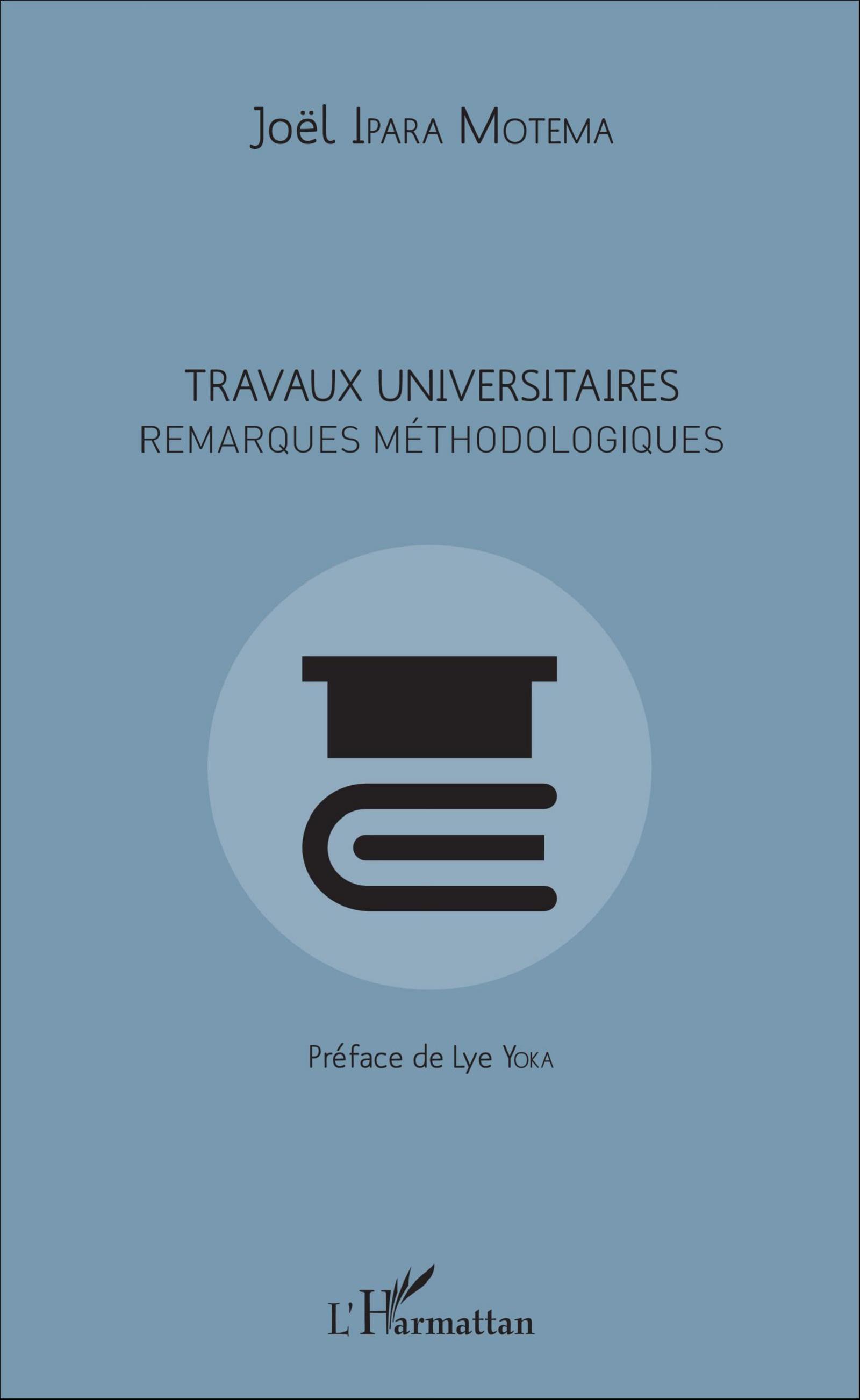 Vorderes Coverbild Travaux universitaires. Remarques méthodologiques