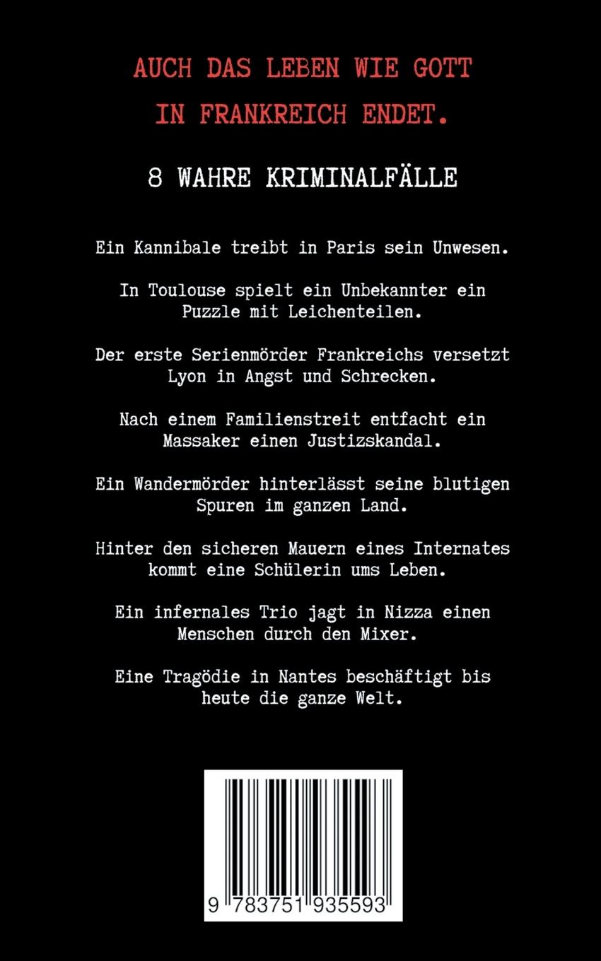 Rückseitencover True Crime Frankreich