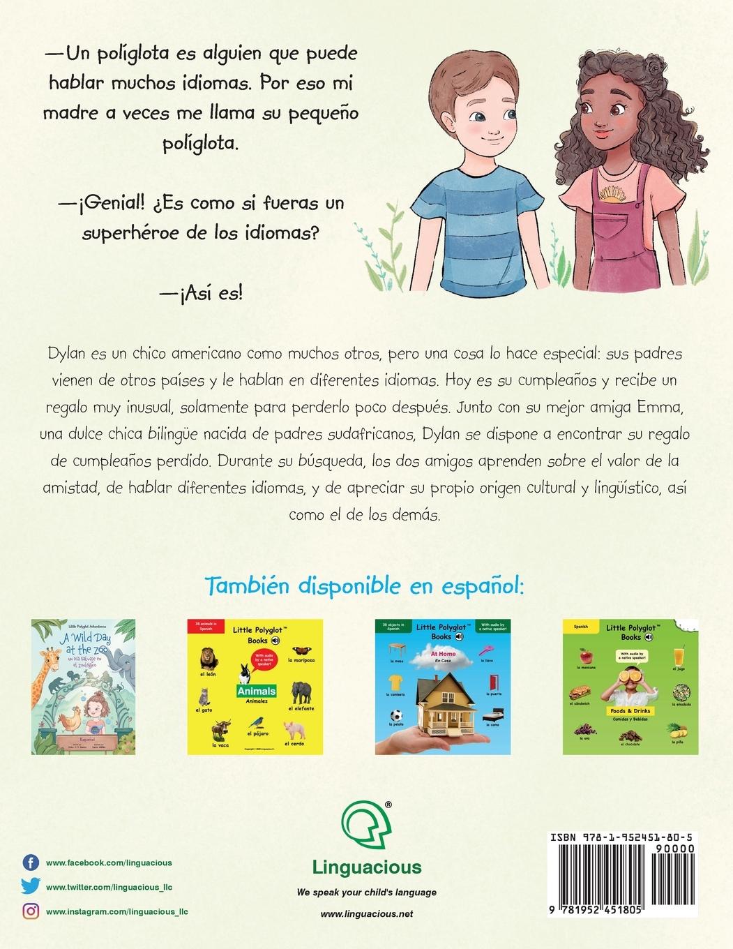 Rückseitencover Dylan's Birthday Present/el Regalo de Cumpleaños de Dylan