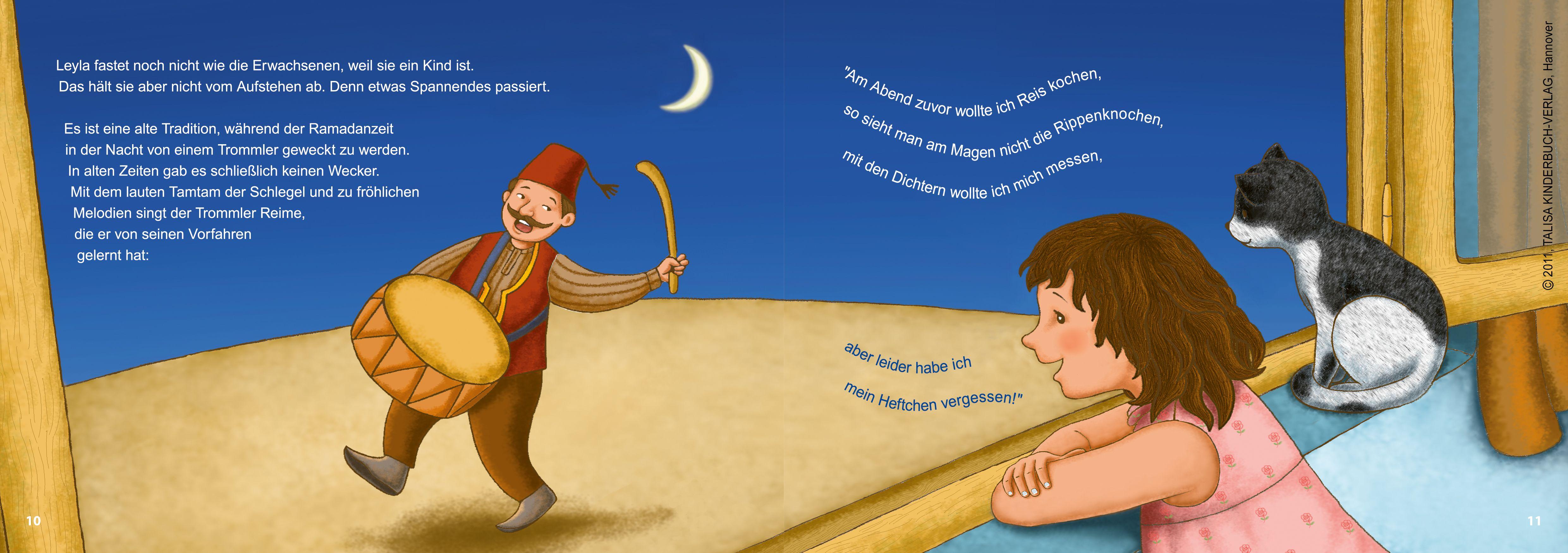 Beispielinhalt (Bild) Leyla und Linda feiern Ramadan