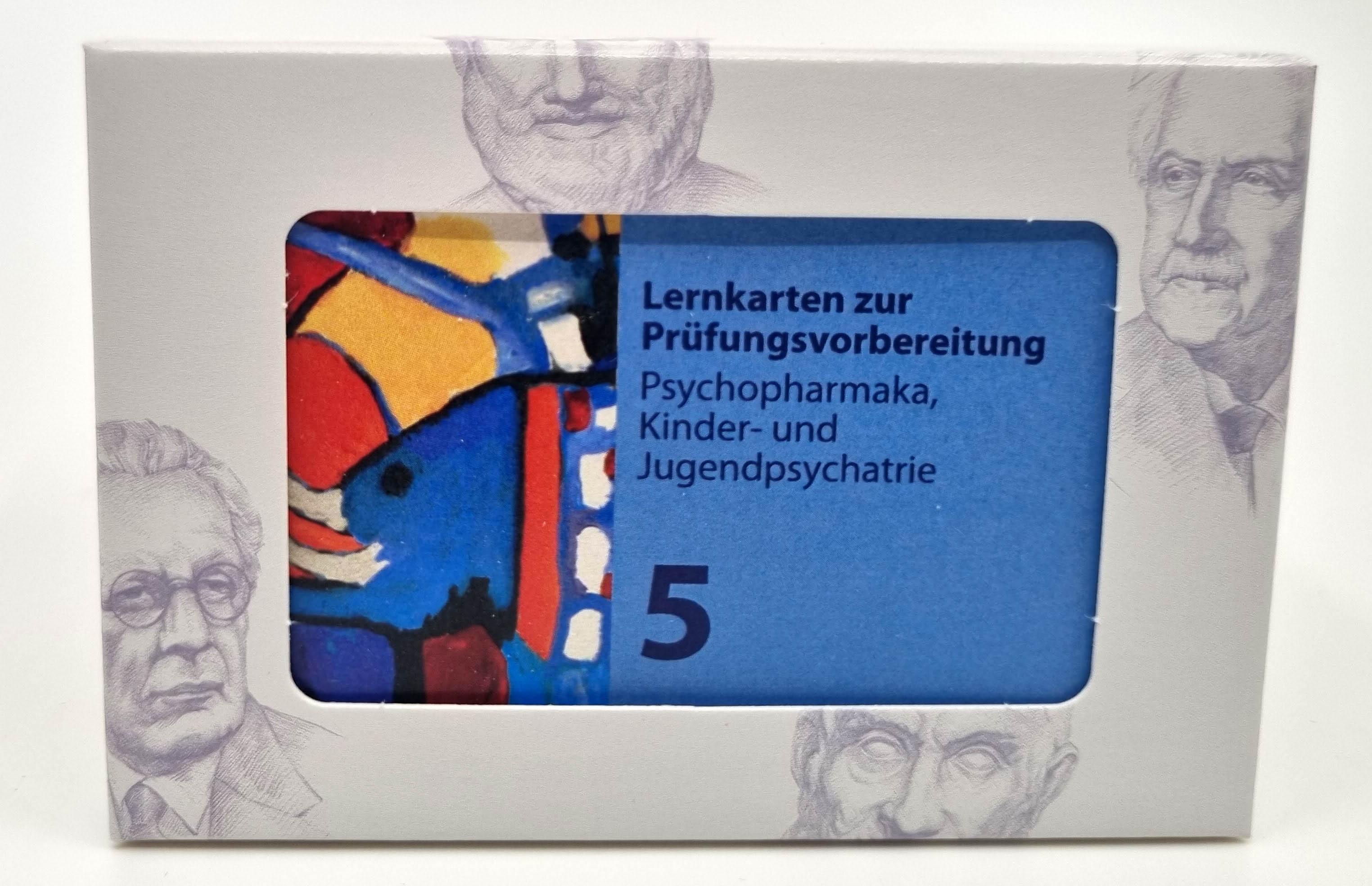 Vorderes Coverbild Heilpraktiker Psychotherapie. 200 Lernkarten 05. Psychopharmaka, Kinder- und Jugendpsychiatrie