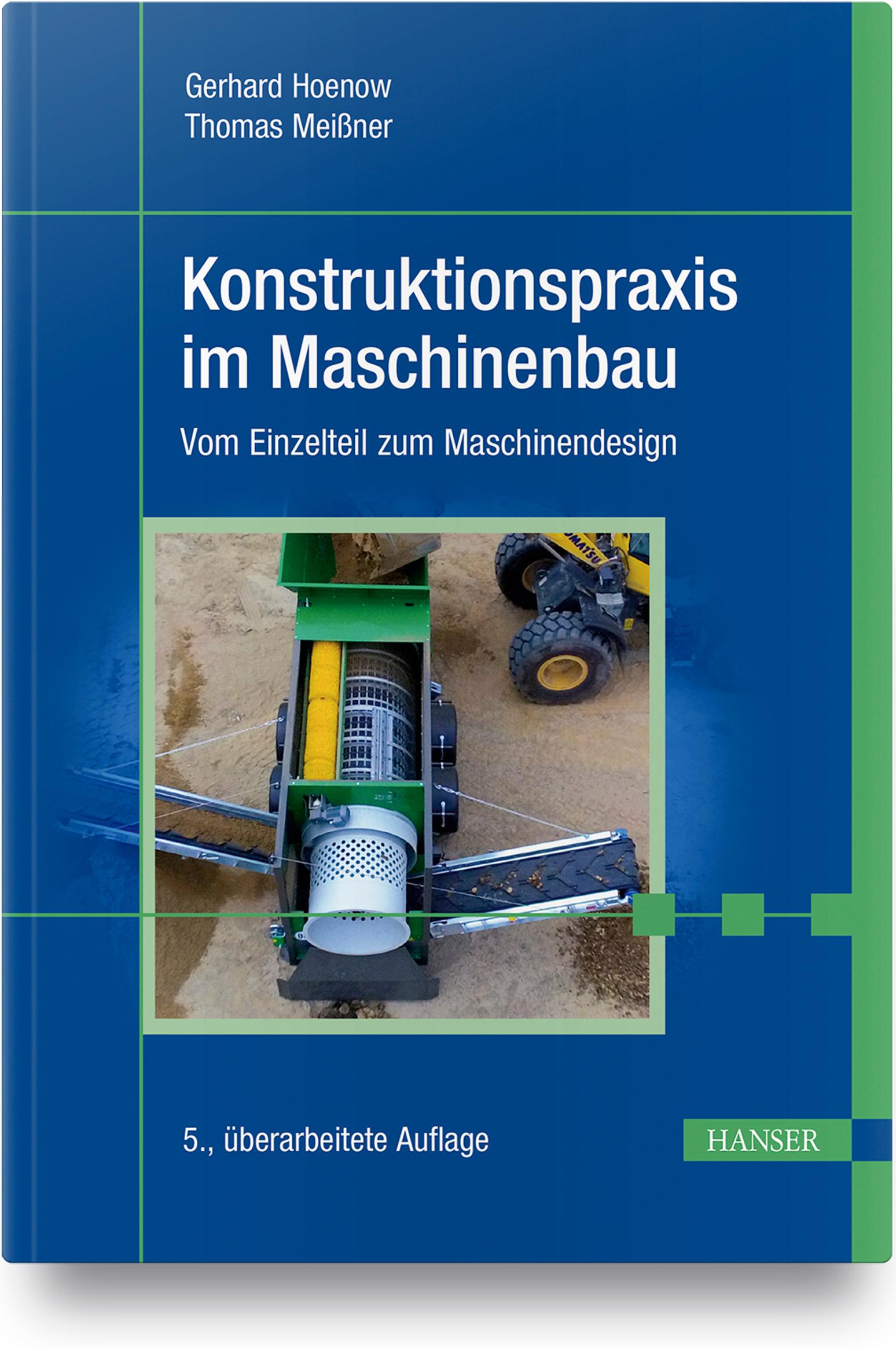 Vorderes Coverbild Konstruktionspraxis im Maschinenbau