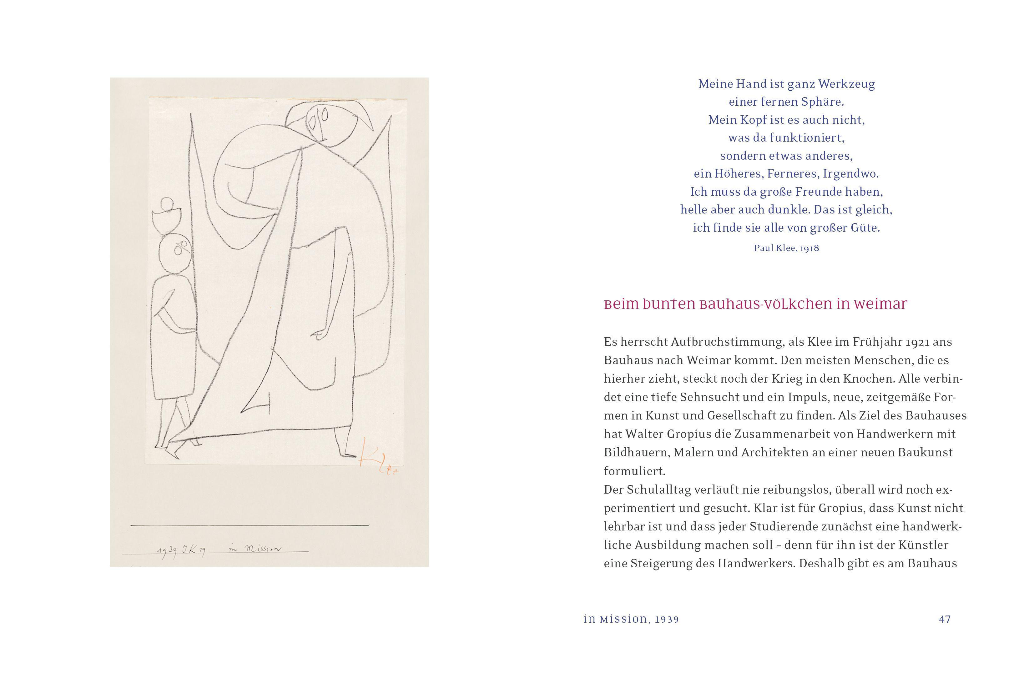 Beispielinhalt (Bild) Die Engel von Paul Klee