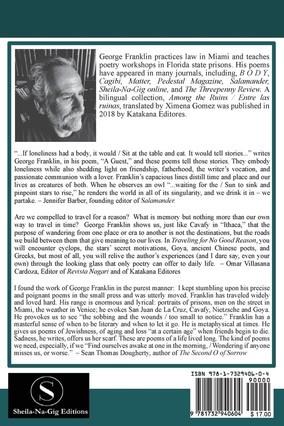 Rückseitencover Traveling for No Good Reason