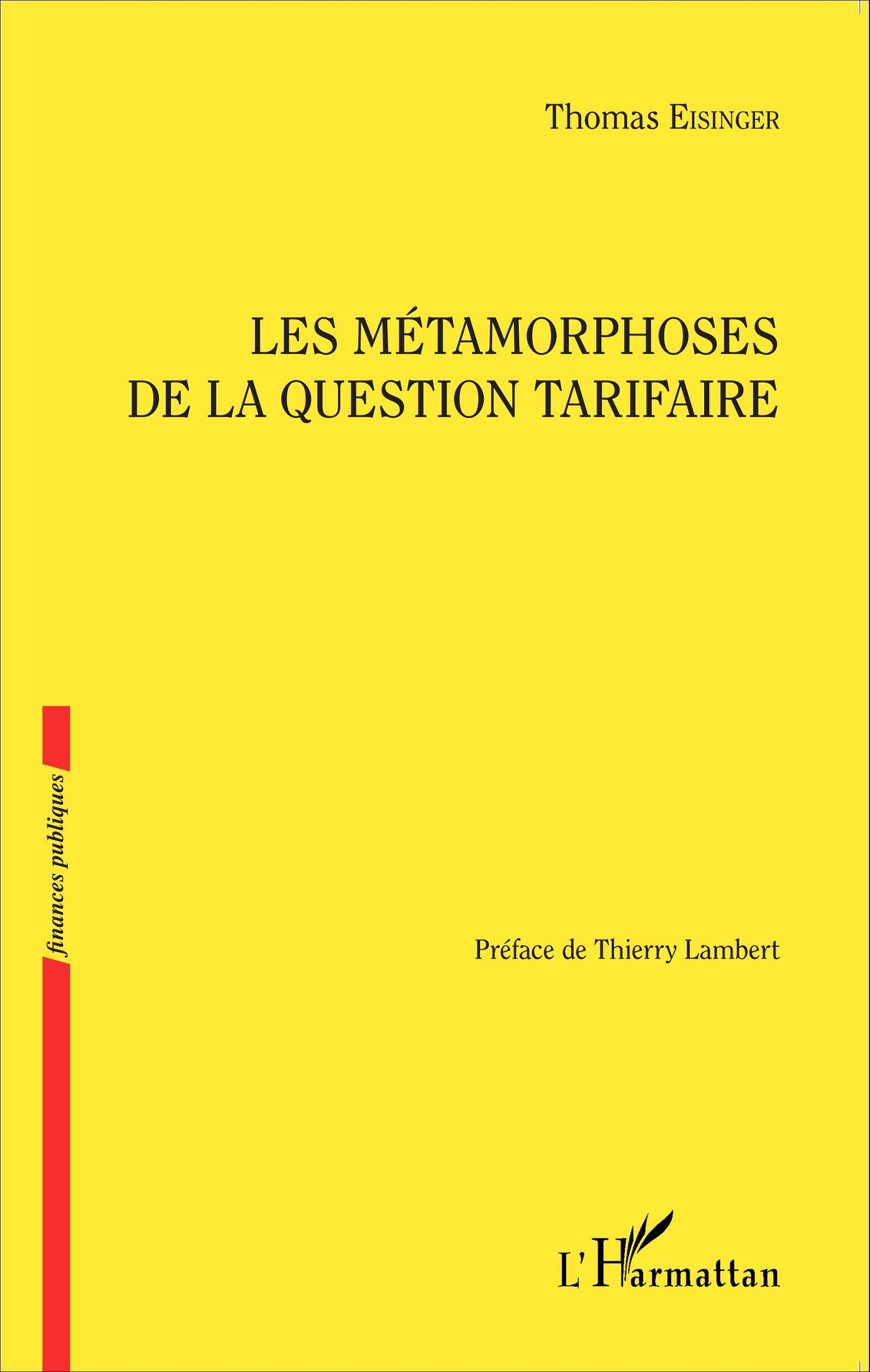 Vorderes Coverbild Les métamorphoses de la question tarifaire