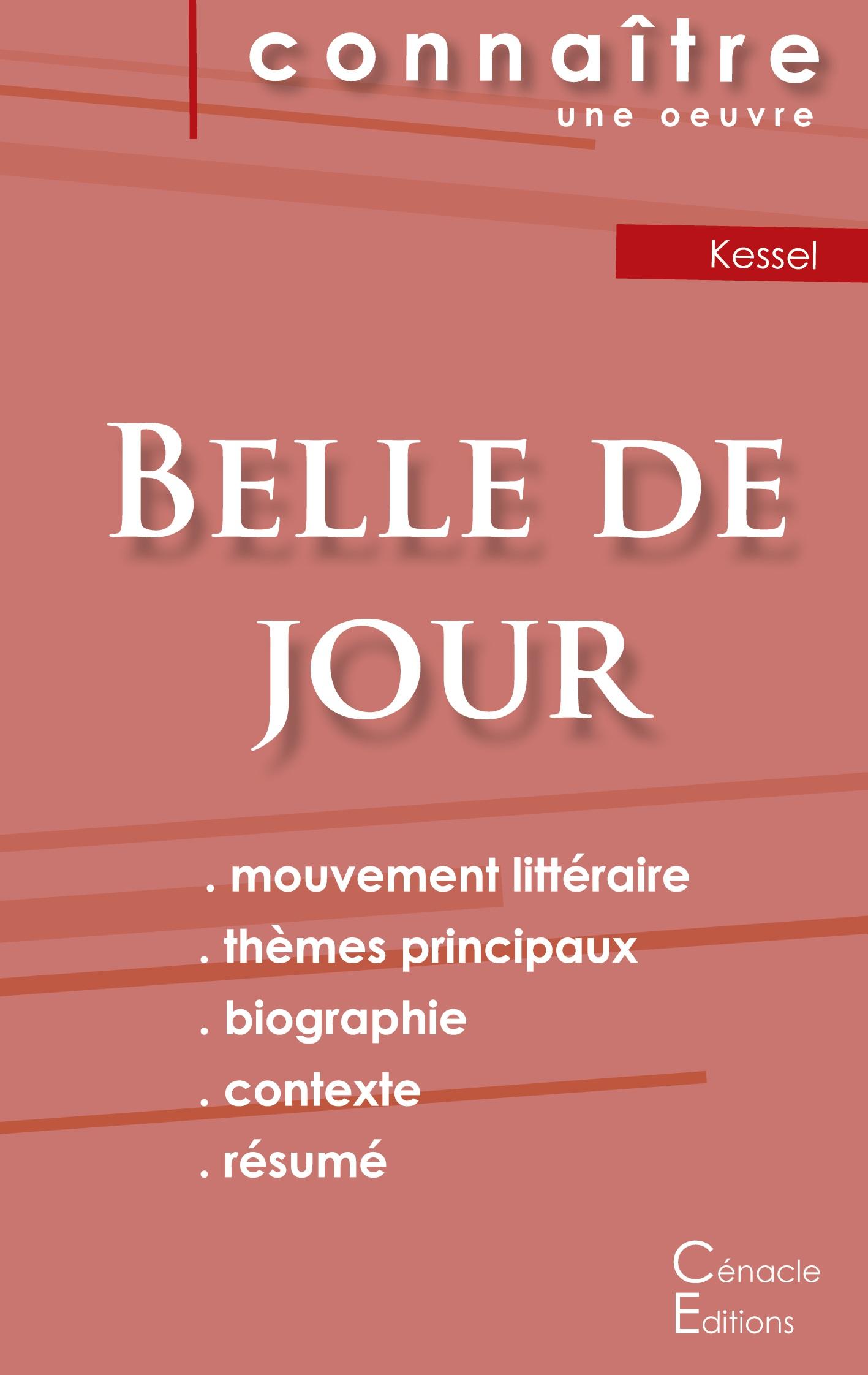 Vorderes Coverbild Fiche de lecture Belle de jour de Joseph Kessel (Analyse littéraire de référence et résumé complet)