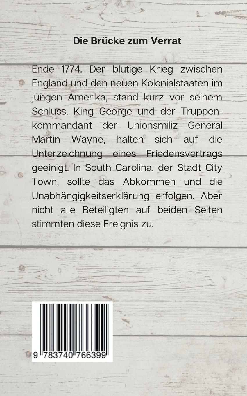 Rückseitencover Die Brücke zum Verrat