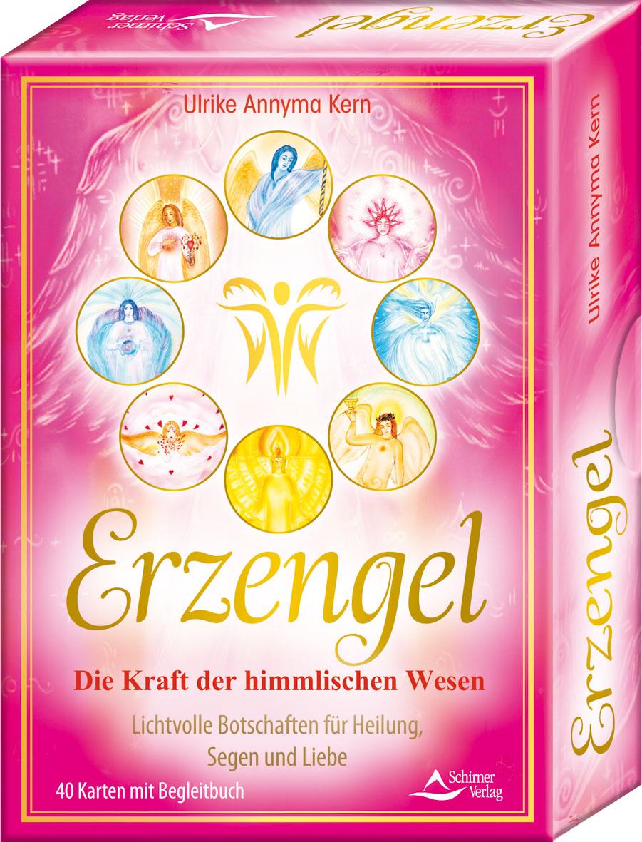 Vorderes Coverbild Erzengel - Die Kraft der himmlischen Wesen - Lichtvolle Botschaften für Heilung, Segen und Liebe Kartenset