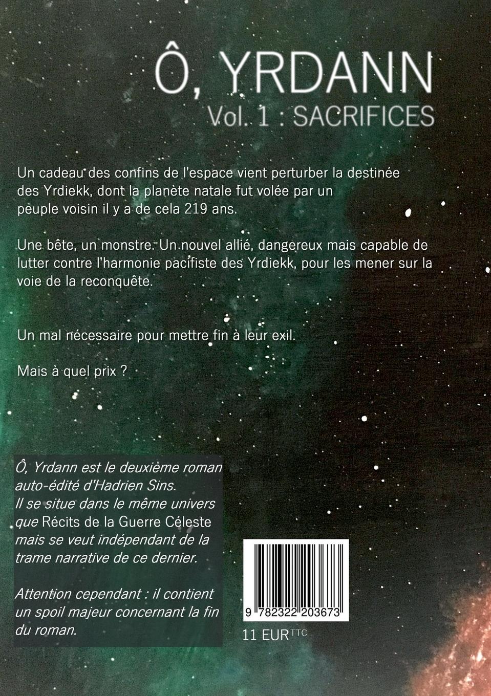 Rückseitencover Ô, Yrdann 1