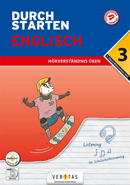 Vorderes Coverbild Durchstarten 3. Klasse - Englisch Mittelschule/AH - Hörverständnis