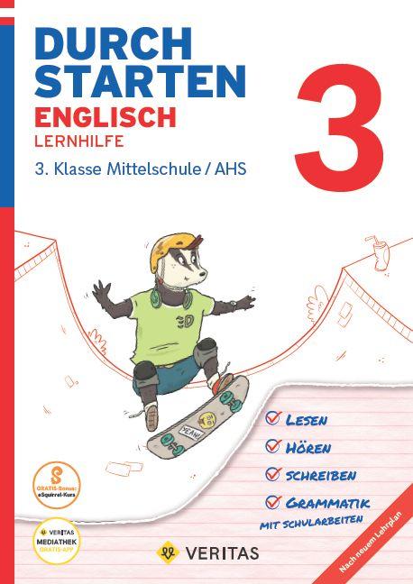 Vorderes Coverbild Durchstarten 3. Klasse - Englisch Mittelschule/AHS - Lernhilfe