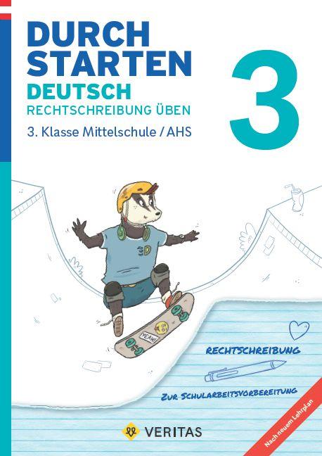 Vorderes Coverbild Durchstarten 3. Klasse - Englisch Mittelschule/AHS - Lesen und Schreiben