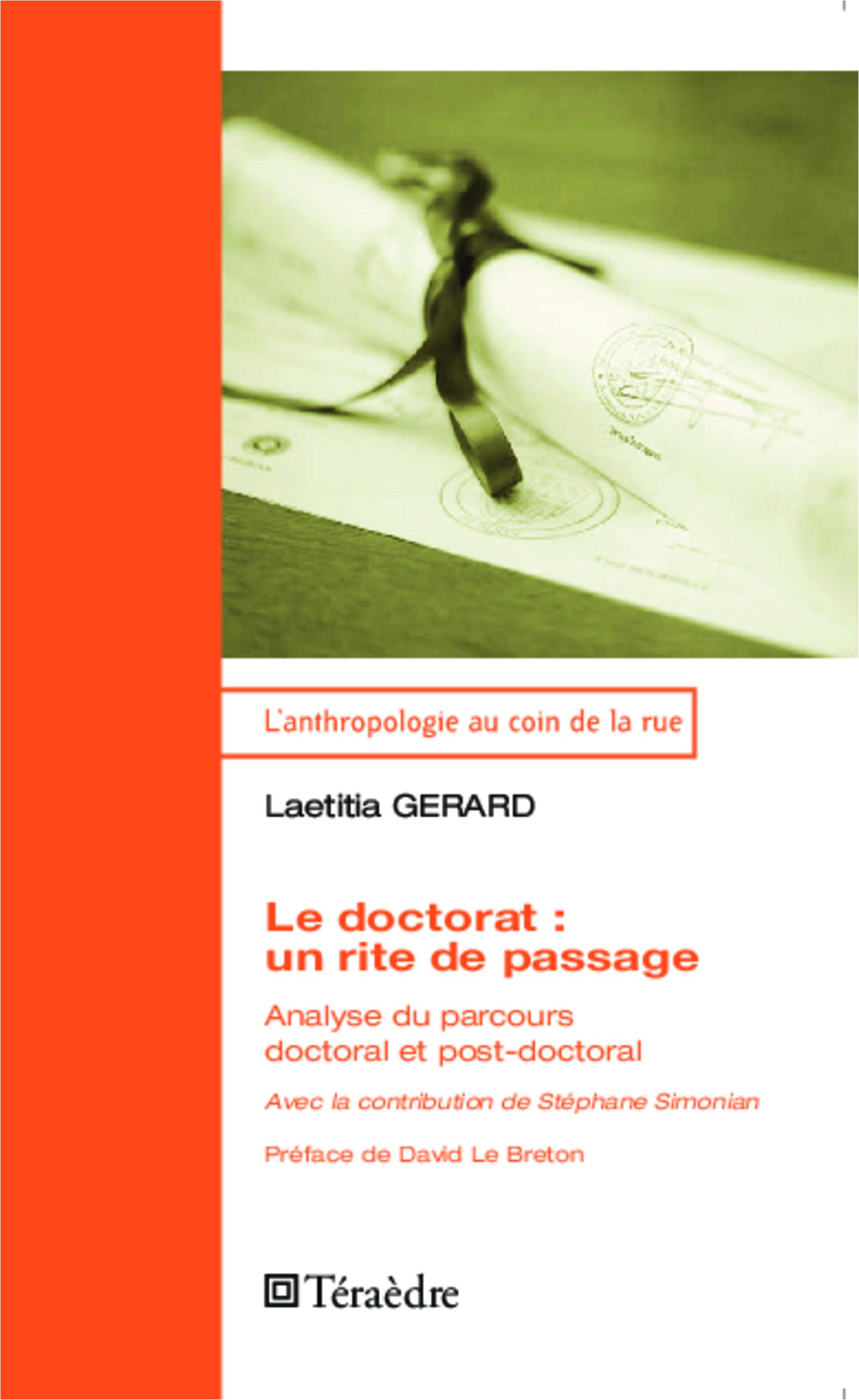 Vorderes Coverbild Le doctorat : un rite de passage