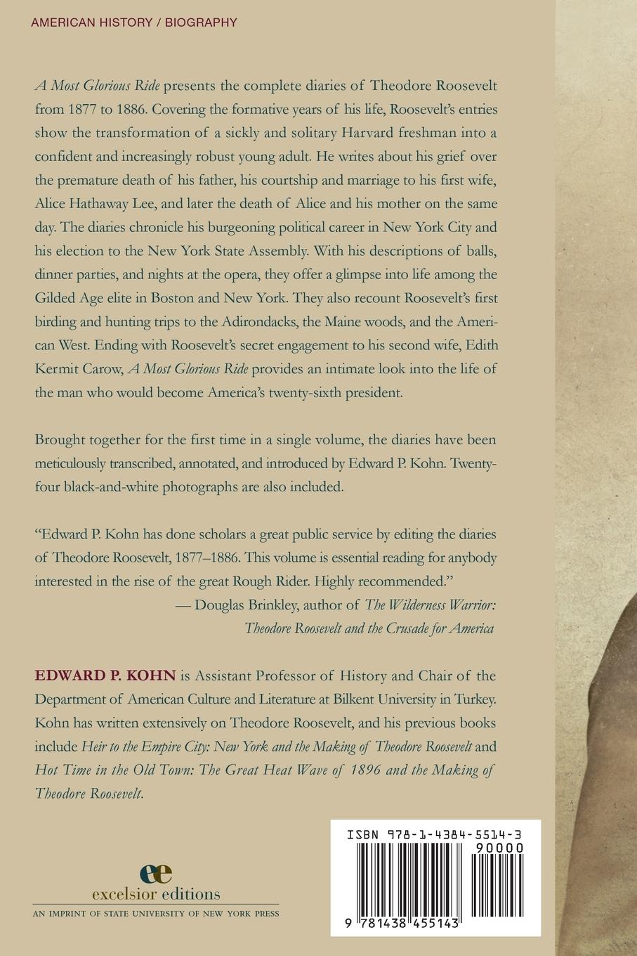 Rückseitencover A Most Glorious Ride