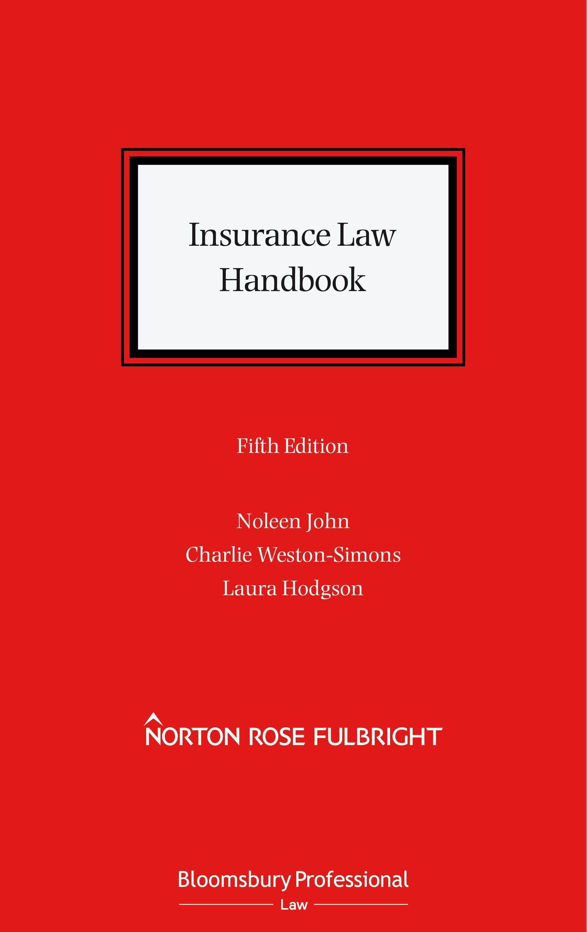 Vorderes Coverbild Insurance Law Handbook