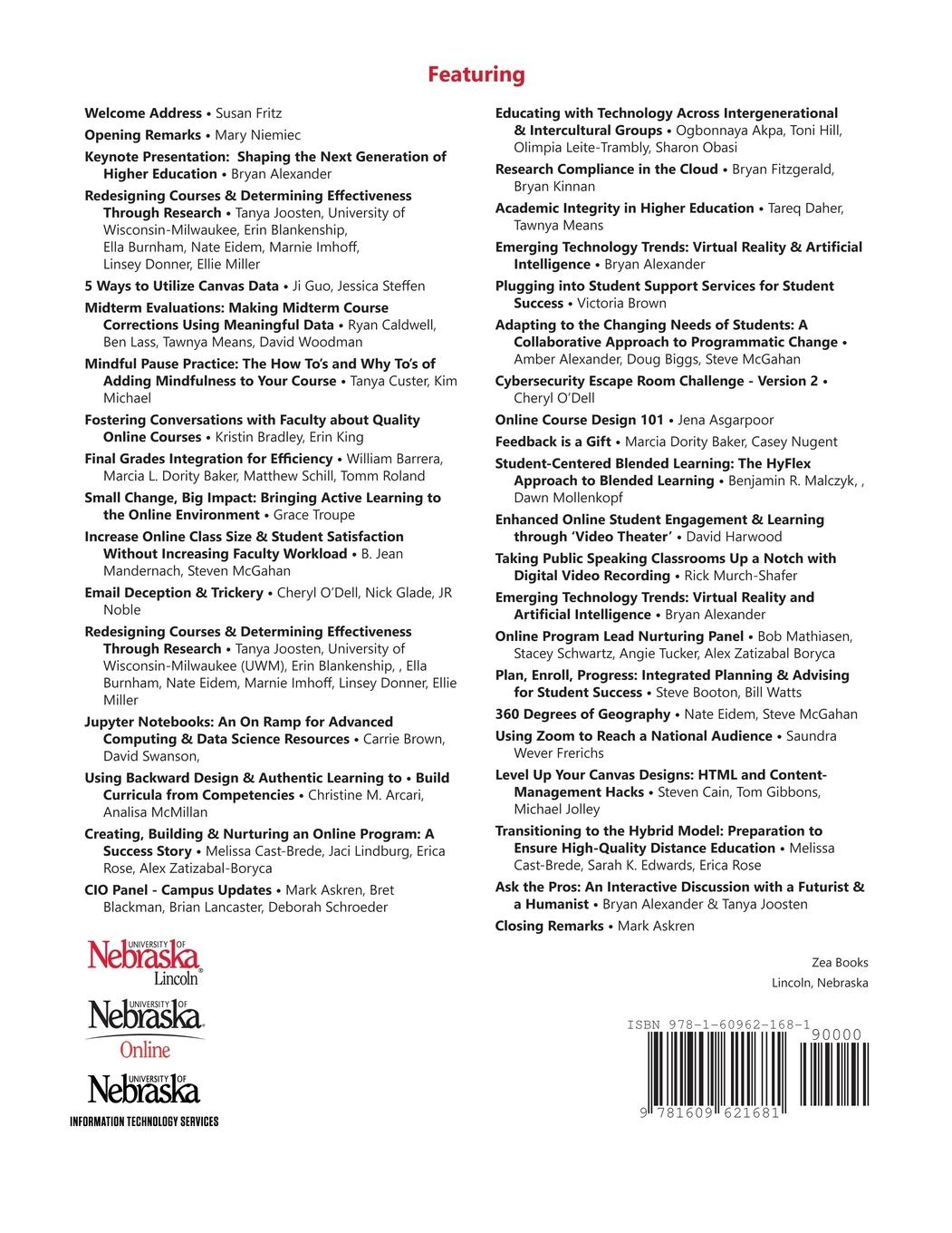 Rückseitencover Innovation in Pedagogy and Technology Symposium, 2019