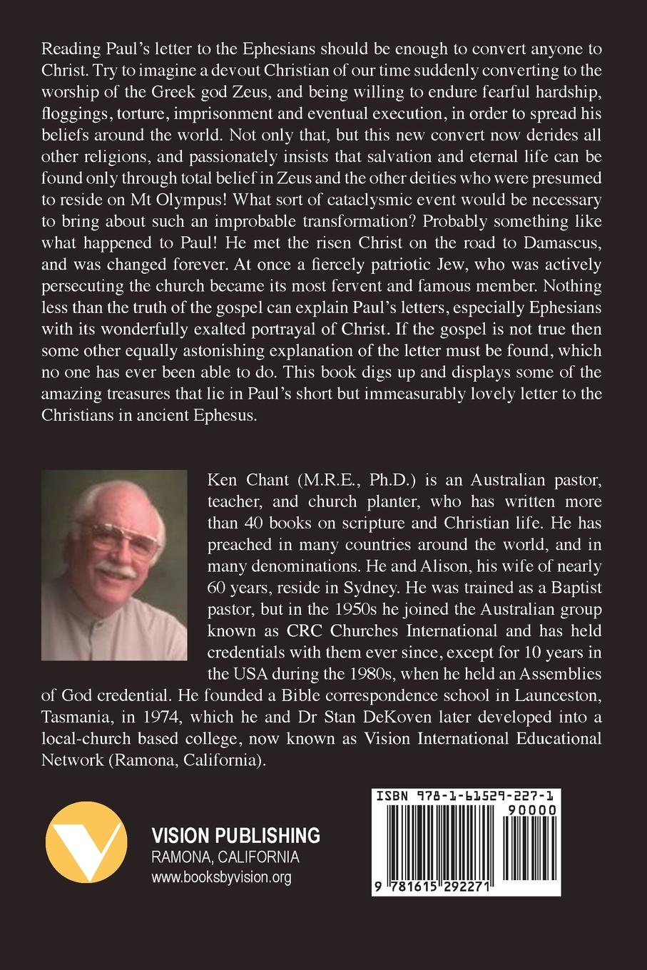 Rückseitencover Treasures From Paul - Ephesians